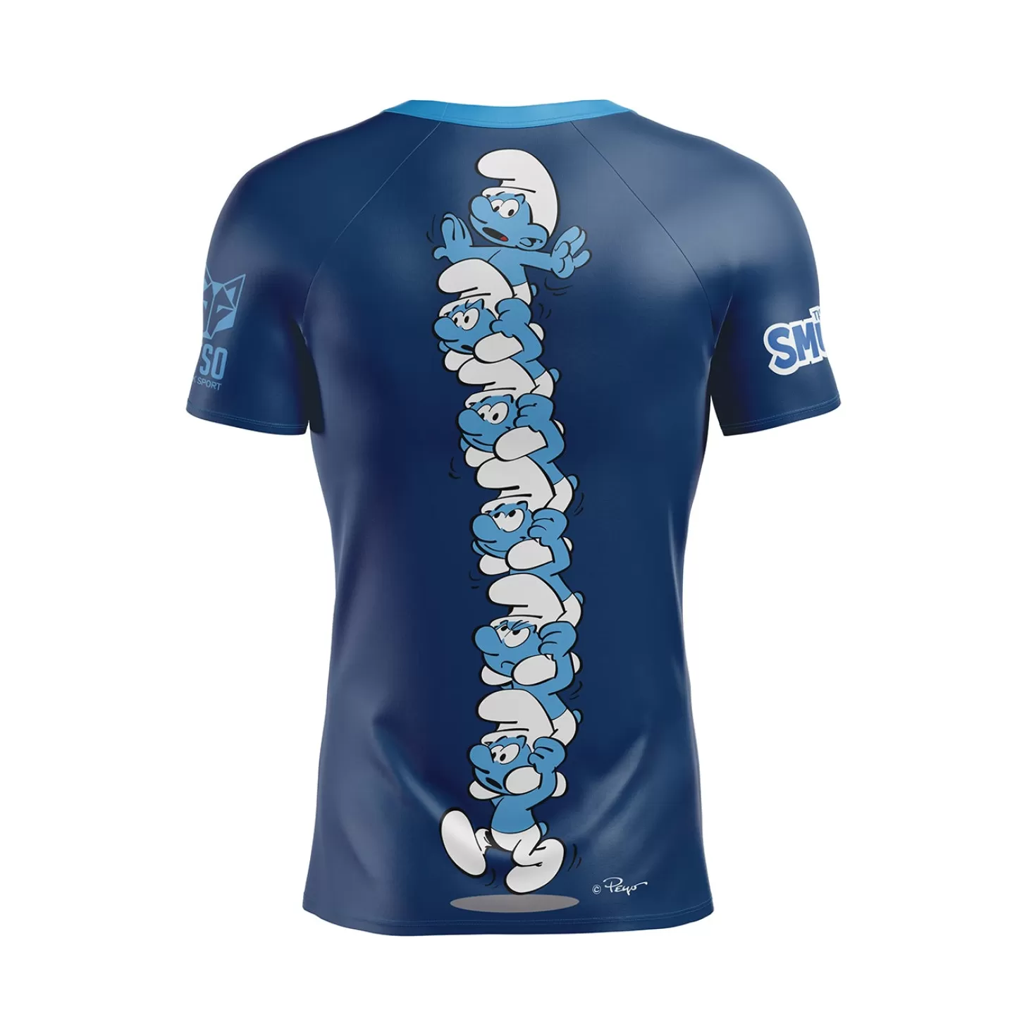 Best Sale Camiseta manga corta hombre - Smurf Tower Hombre Camisetas Manga Corta Hombre