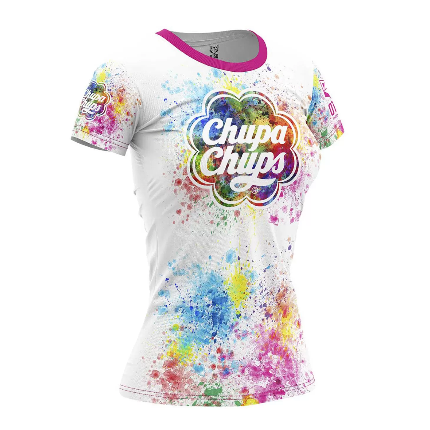Outlet Camiseta manga corta mujer - Chupa Chups Paint Mujer Camisetas Manga Corta Mujer