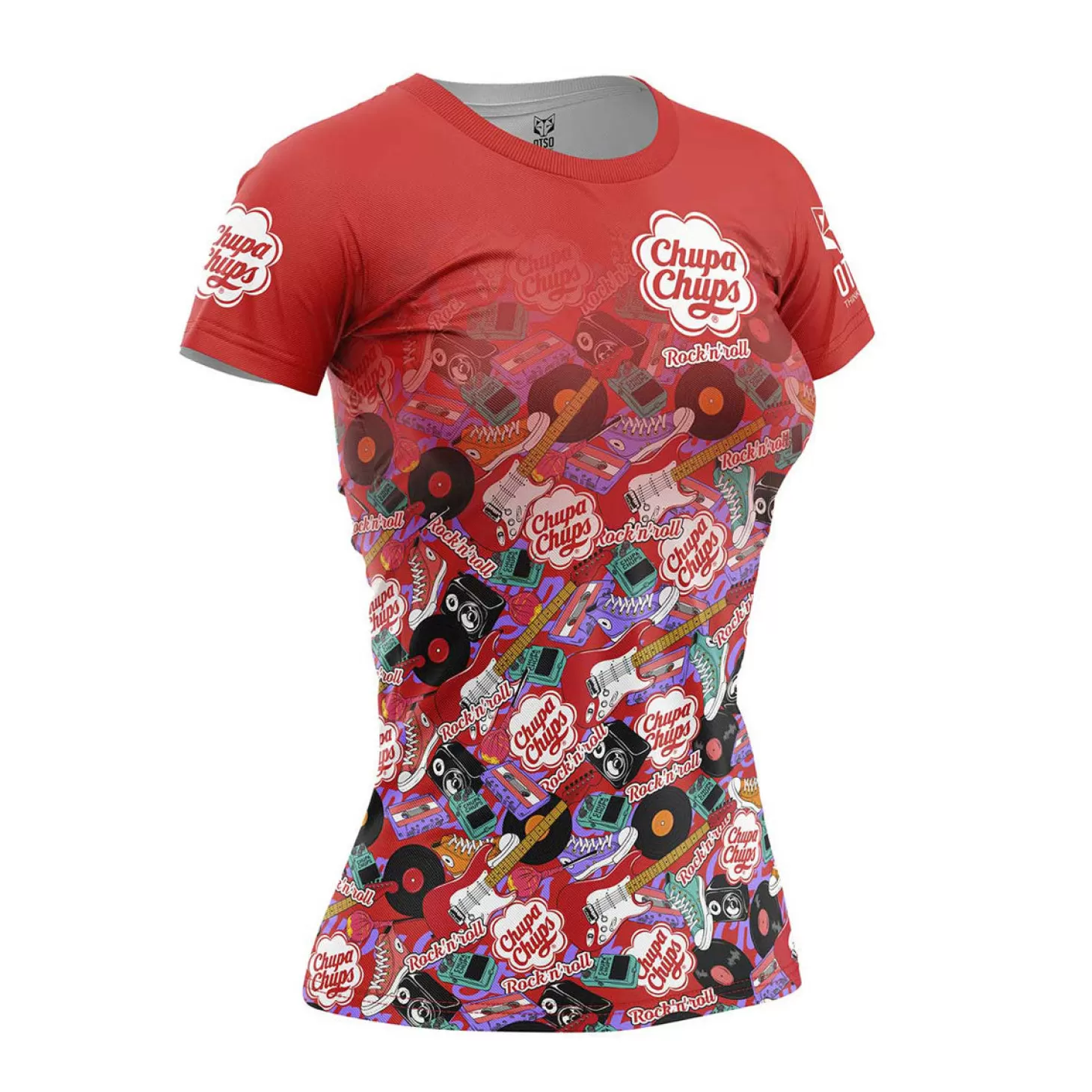 Best Sale Camiseta manga corta mujer - Chupa Chups Rock'n'Roll Mujer Camisetas Manga Corta Mujer