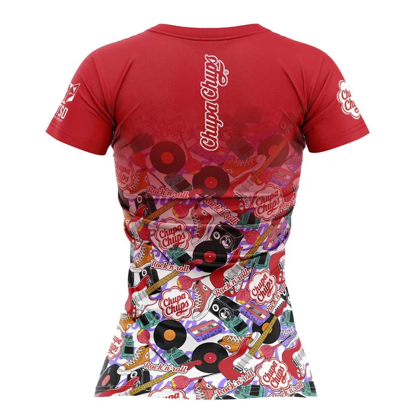 Best Sale Camiseta manga corta mujer - Chupa Chups Rock'n'Roll Mujer Camisetas Manga Corta Mujer