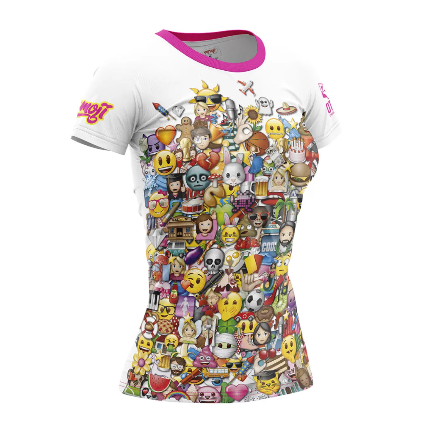 Cheap Camiseta manga corta mujer - Emoji Big Wave Mujer Camisetas Manga Corta Mujer