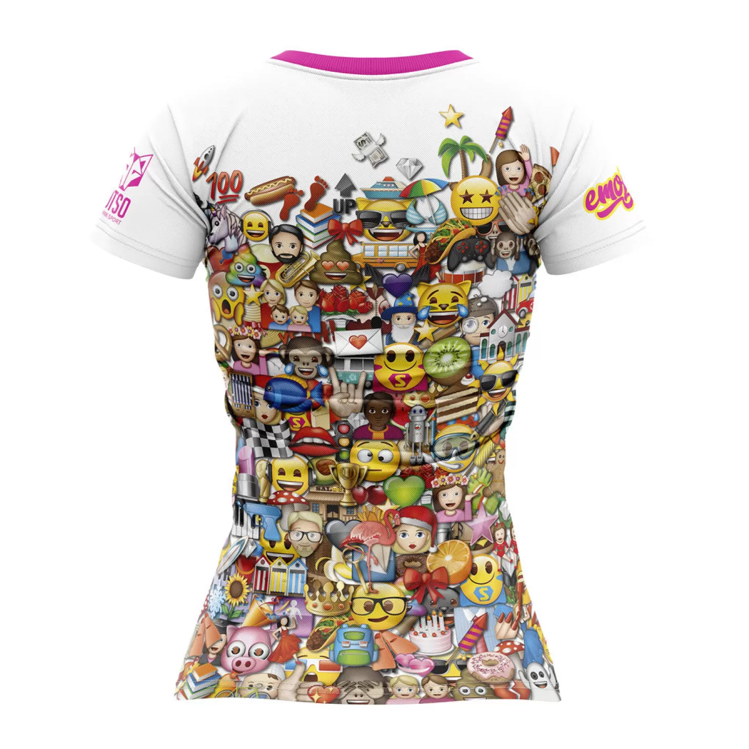 Cheap Camiseta manga corta mujer - Emoji Big Wave Mujer Camisetas Manga Corta Mujer