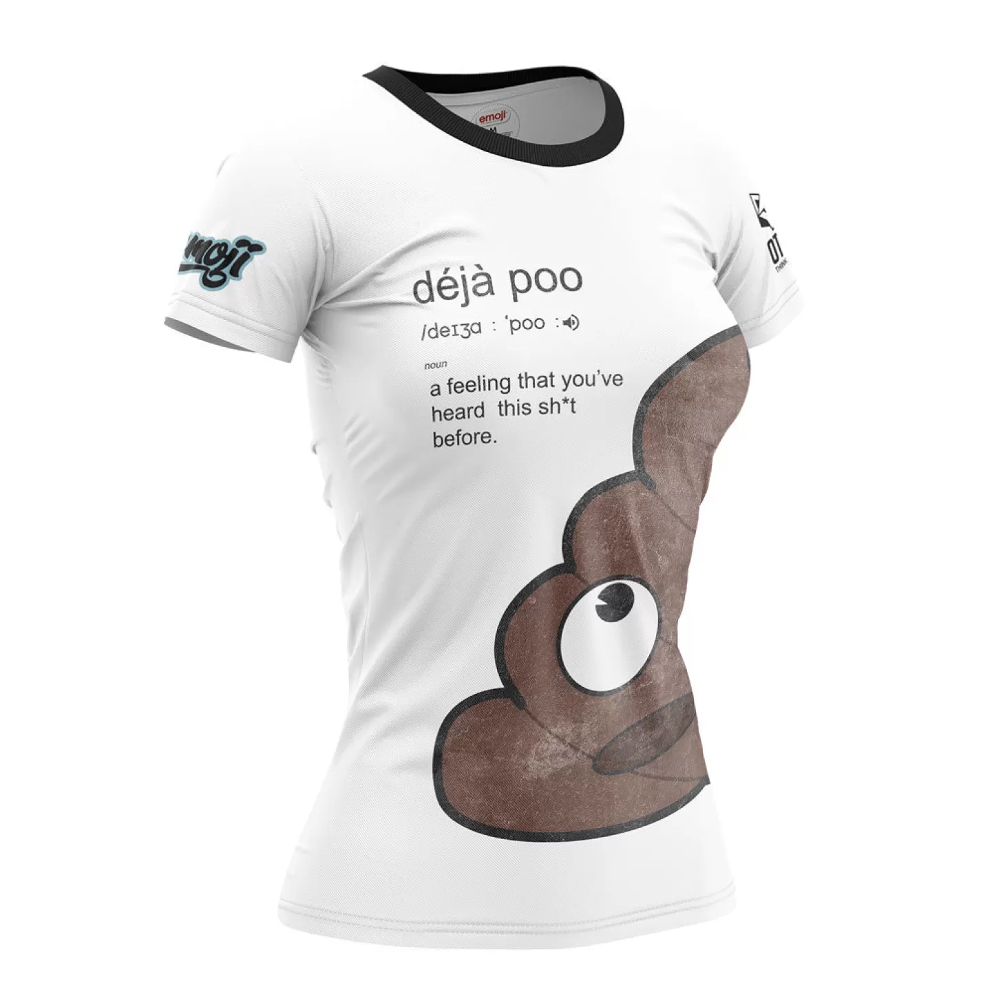 Store Camiseta manga corta mujer - Emoji Déjà Poo Mujer Camisetas Manga Corta Mujer