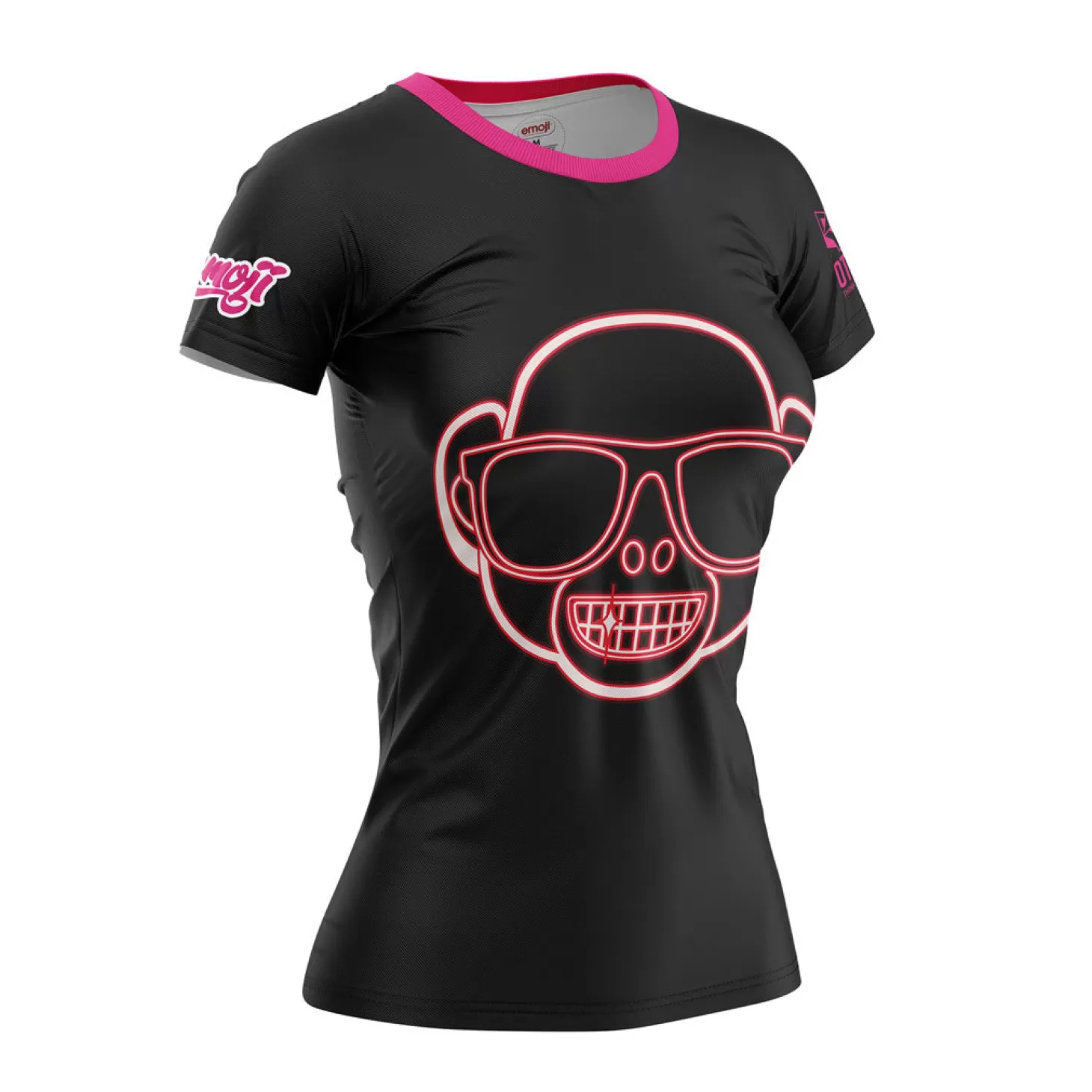 Flash Sale Camiseta manga corta mujer - Emoji Monkey Neon Mujer Camisetas Manga Corta Mujer