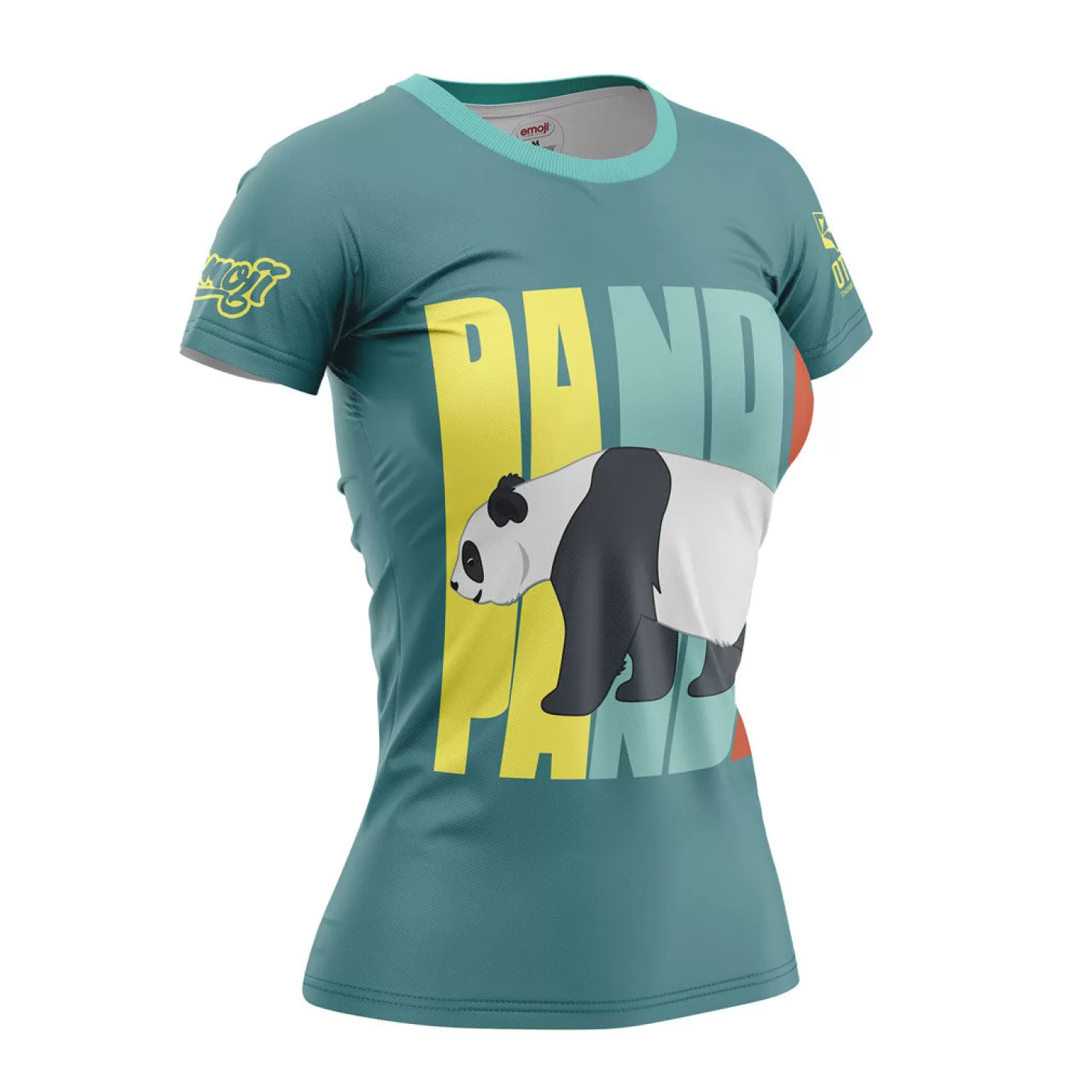 Sale Camiseta manga corta mujer - Emoji Panda Mujer Camisetas Manga Corta Mujer