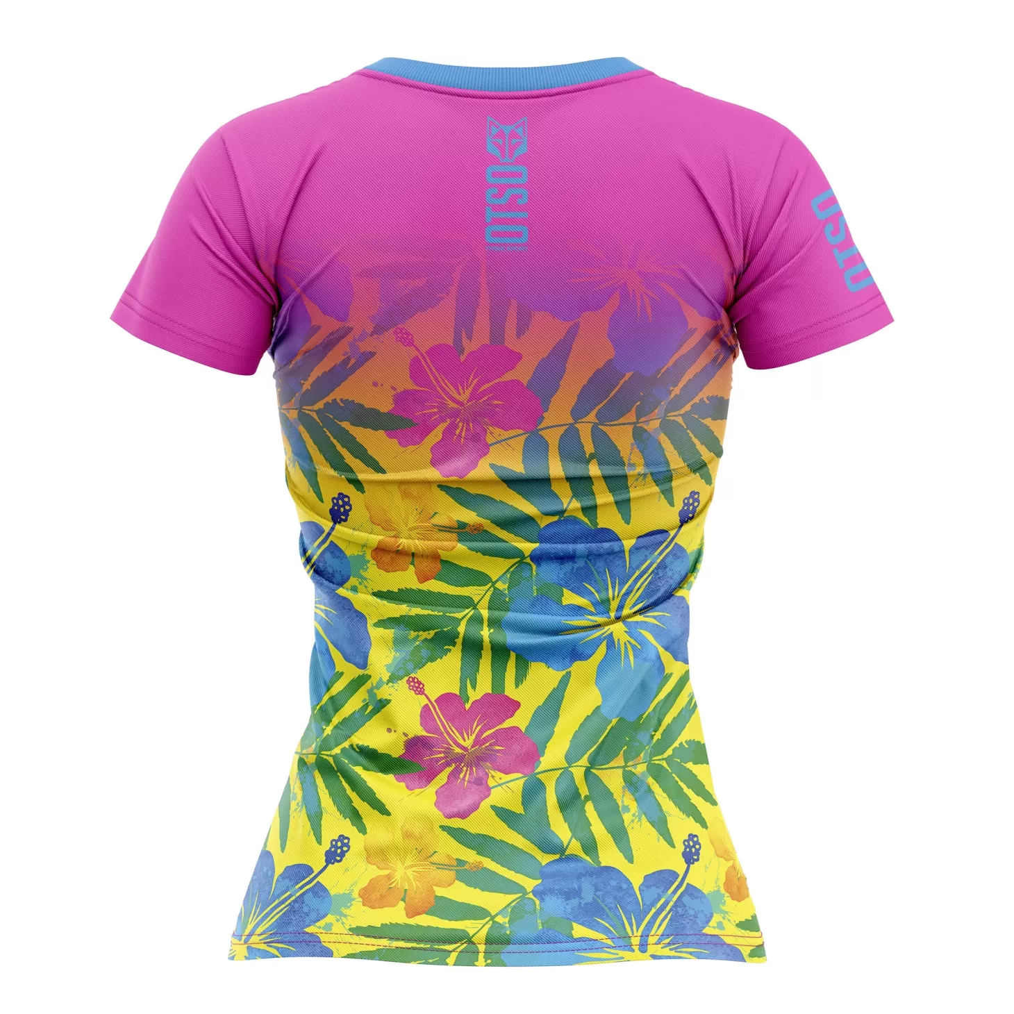 Hot Camiseta manga corta mujer - Floral Pink Mujer Camisetas Manga Corta Mujer