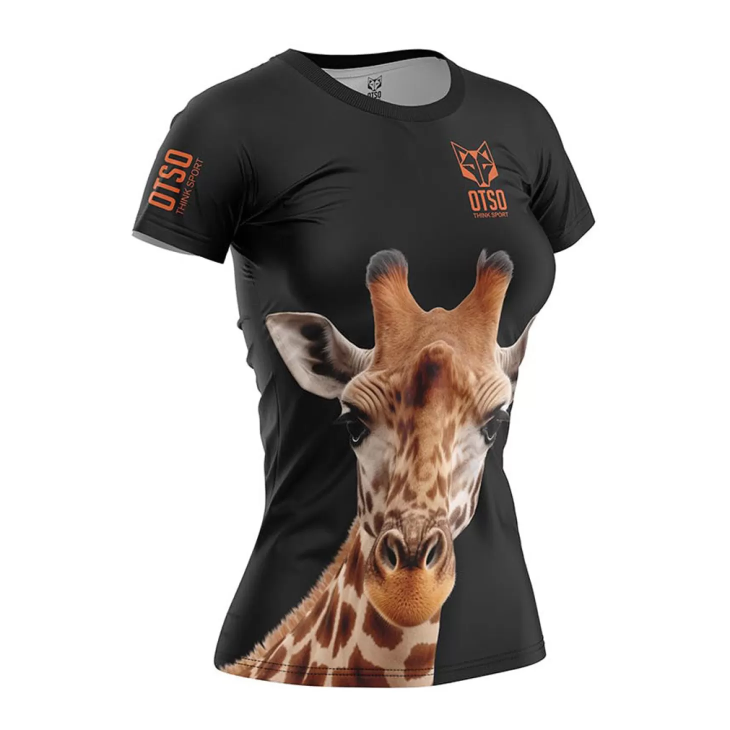 Flash Sale Camiseta manga corta mujer - Giraffe Mujer Camisetas Manga Corta Mujer