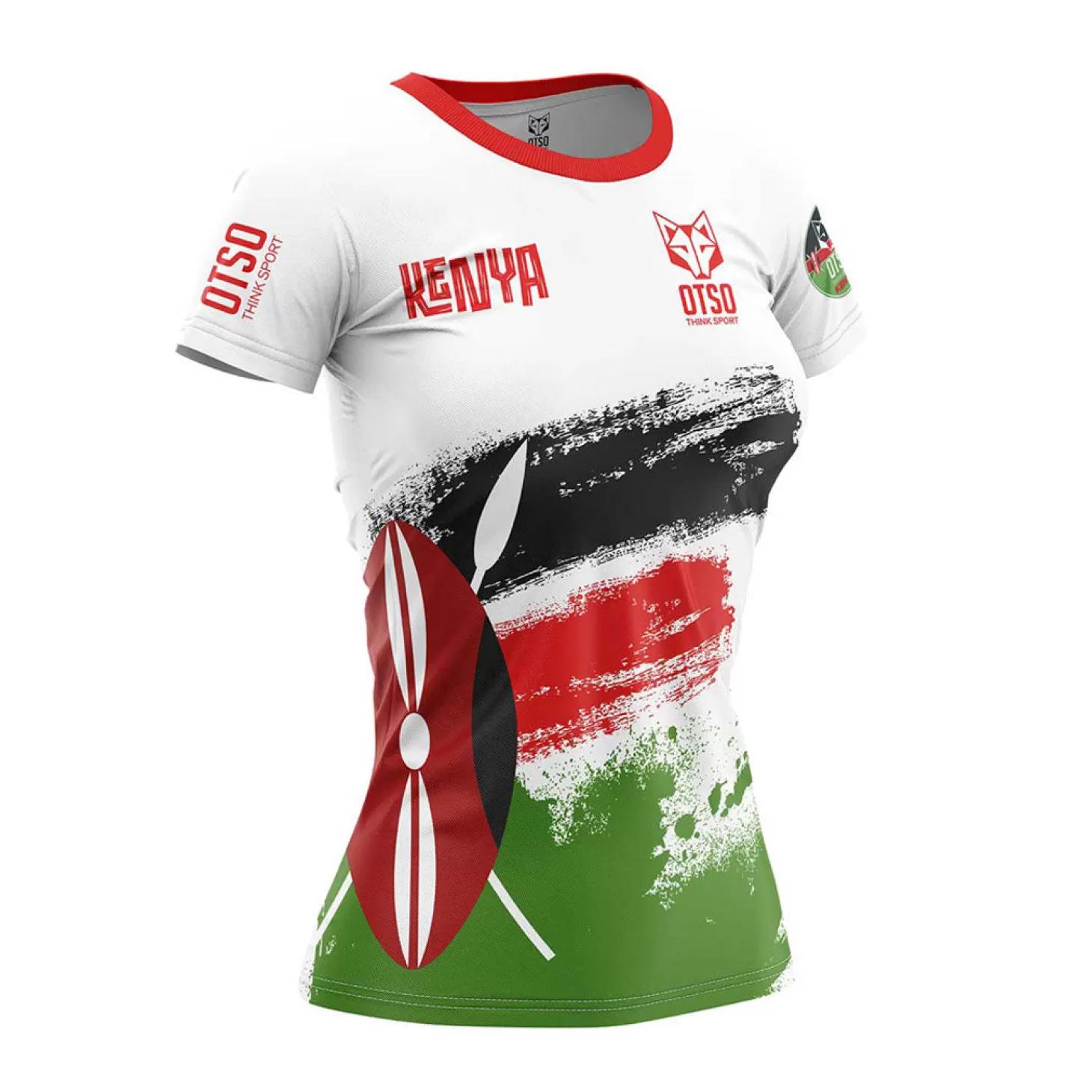 Sale Camiseta manga corta mujer - Kimbia Kenya Mujer Camisetas Manga Corta Mujer