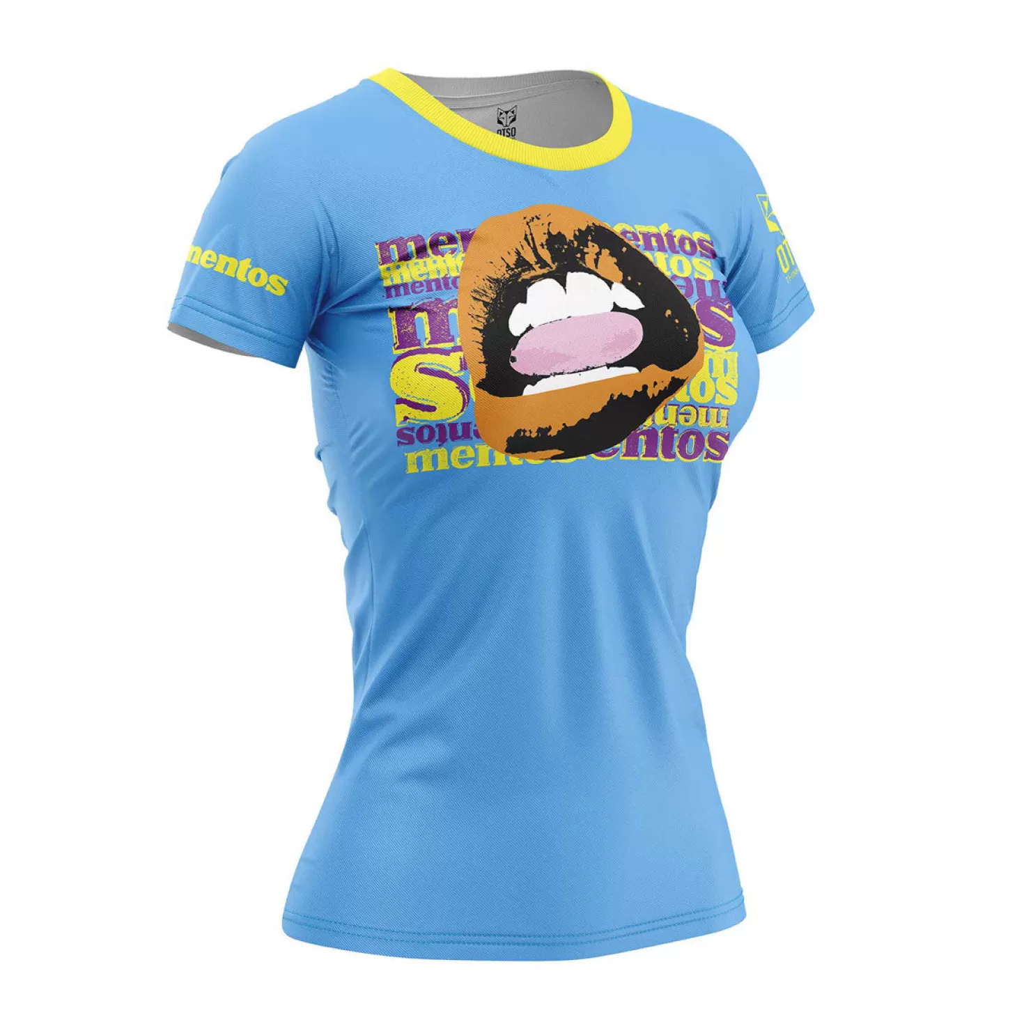 Online Camiseta manga corta mujer - Mentos Mouth Mujer Camisetas Manga Corta Mujer