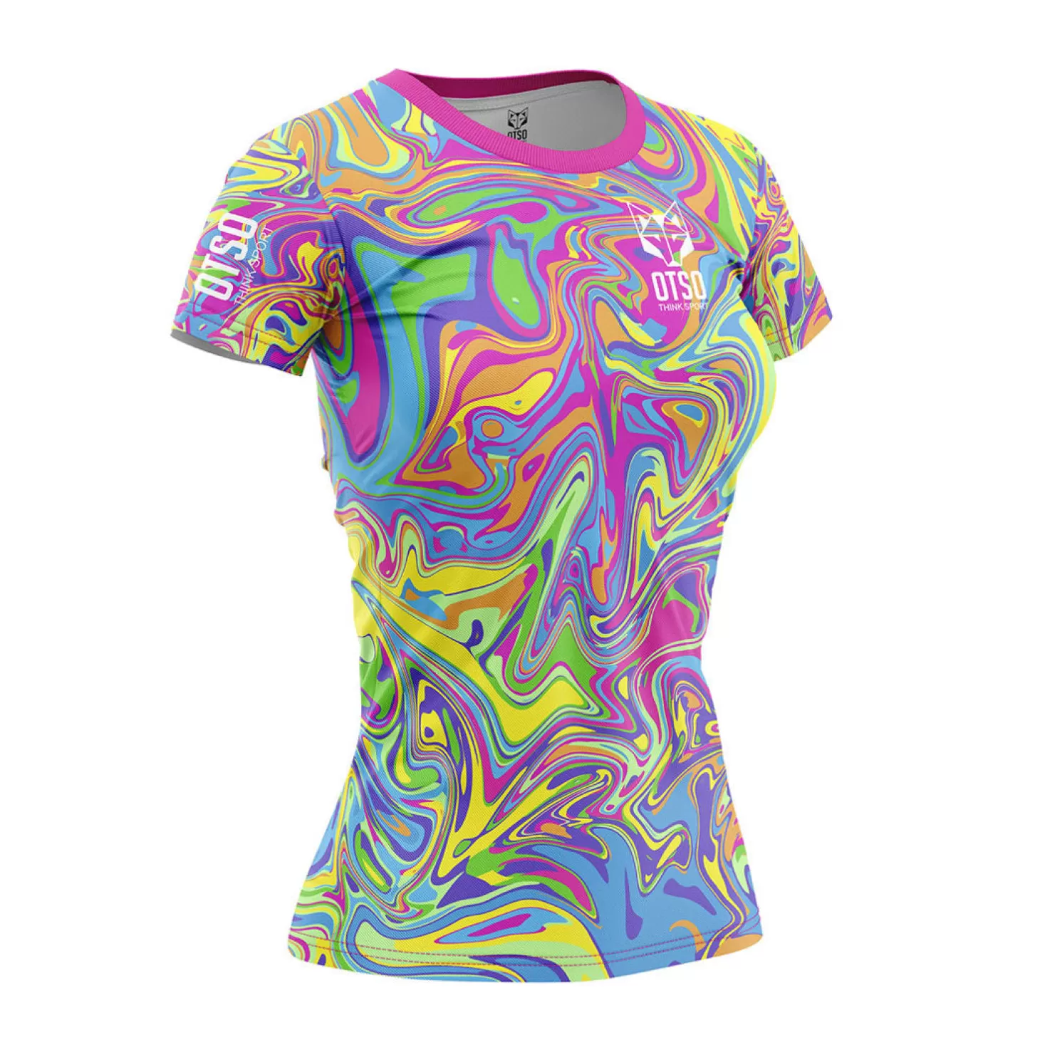 Best Camiseta manga corta mujer - Psychedelic Mujer Camisetas Manga Corta Mujer