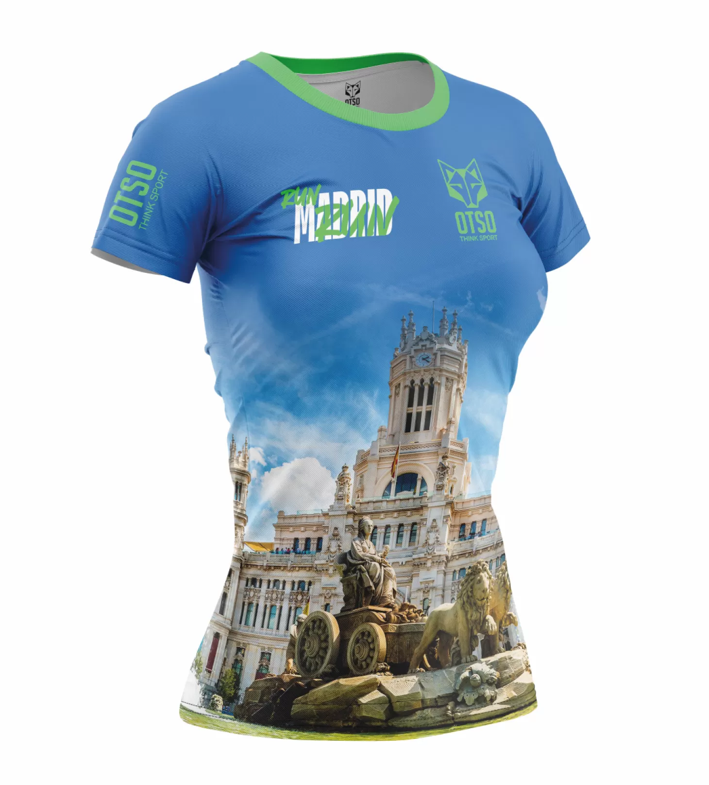 Best Sale Camiseta manga corta mujer - Run Madrid (Outlet) Mujer Camisetas Manga Corta Mujer