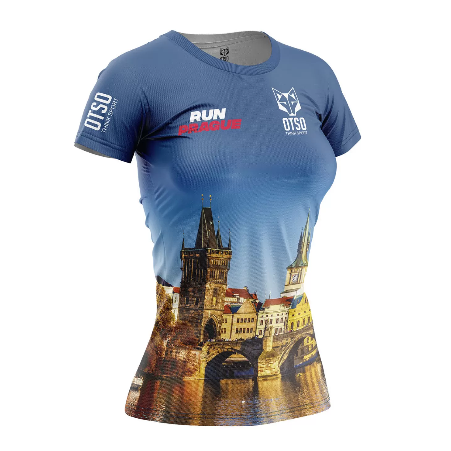 Outlet Camiseta manga corta mujer - Run Prague (Outlet) Mujer Camisetas Manga Corta Mujer