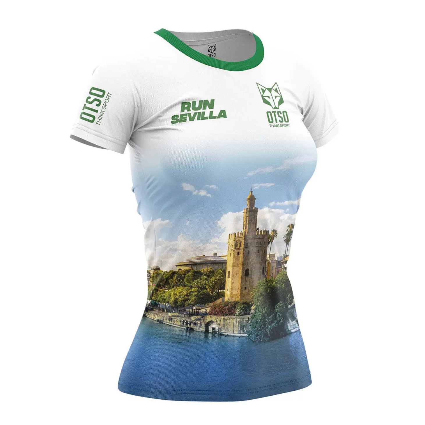 Outlet Camiseta manga corta mujer - Run Sevilla (Outlet) Mujer Camisetas Manga Corta Mujer