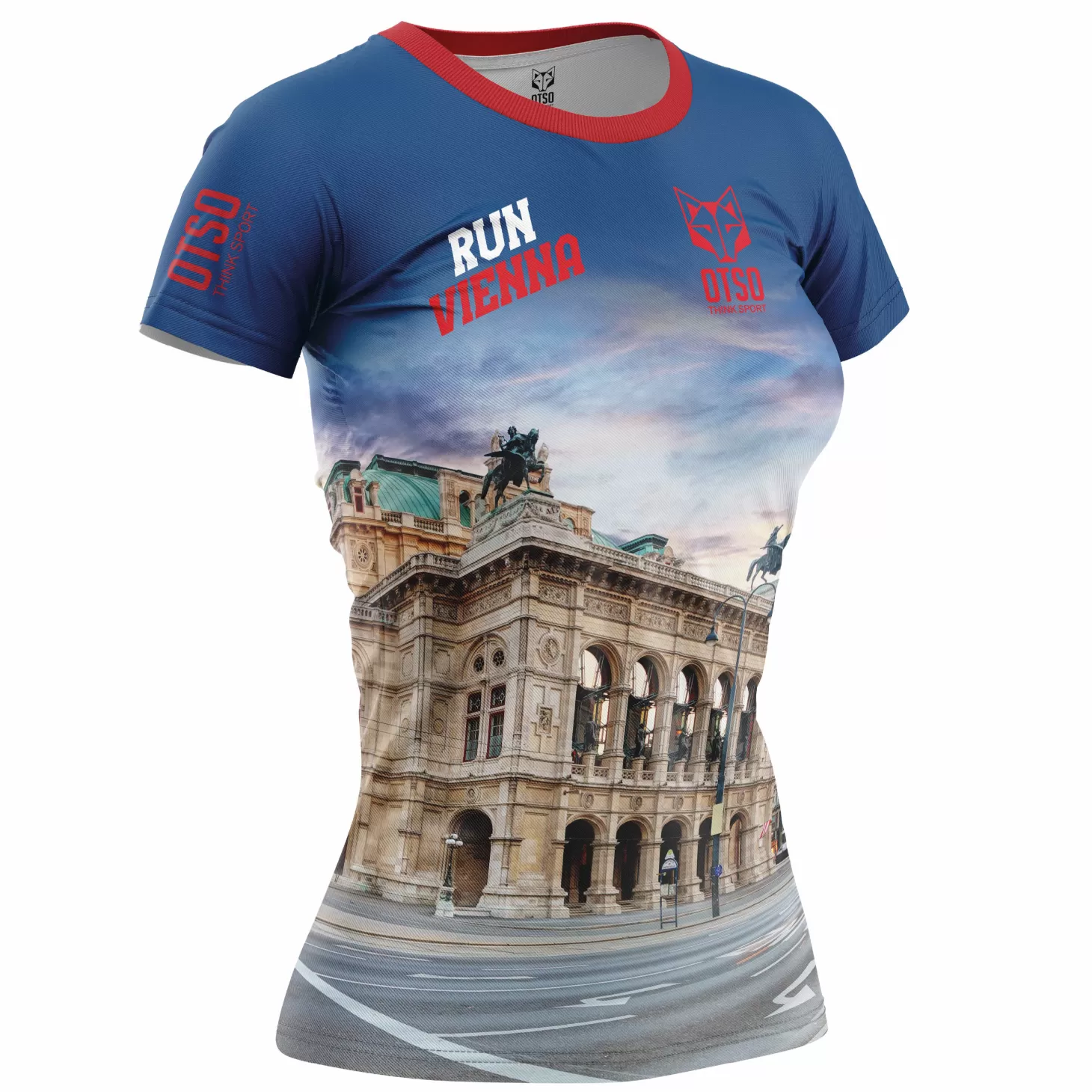 New Camiseta manga corta mujer - Run Vienna 2023 (Outlet) Mujer Camisetas Manga Corta Mujer