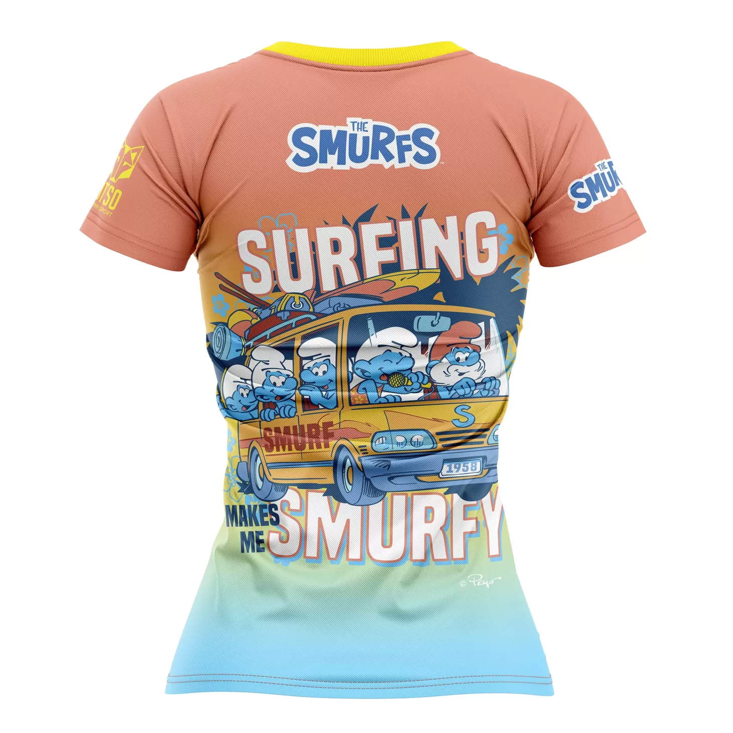 Flash Sale Camiseta manga corta mujer - Smurf Smurfing Mujer Camisetas Manga Corta Mujer