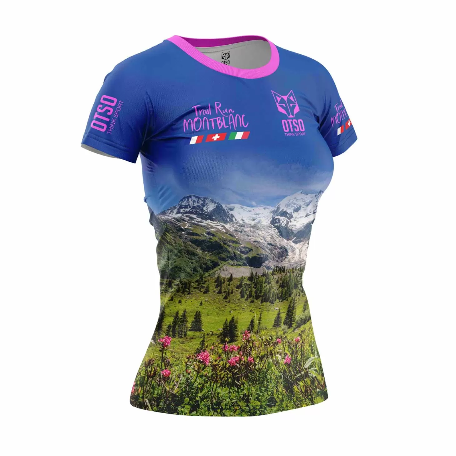 Store Camiseta manga corta mujer - Trail Run Montblanc 2023 (Outlet) Mujer Camisetas Manga Corta Mujer