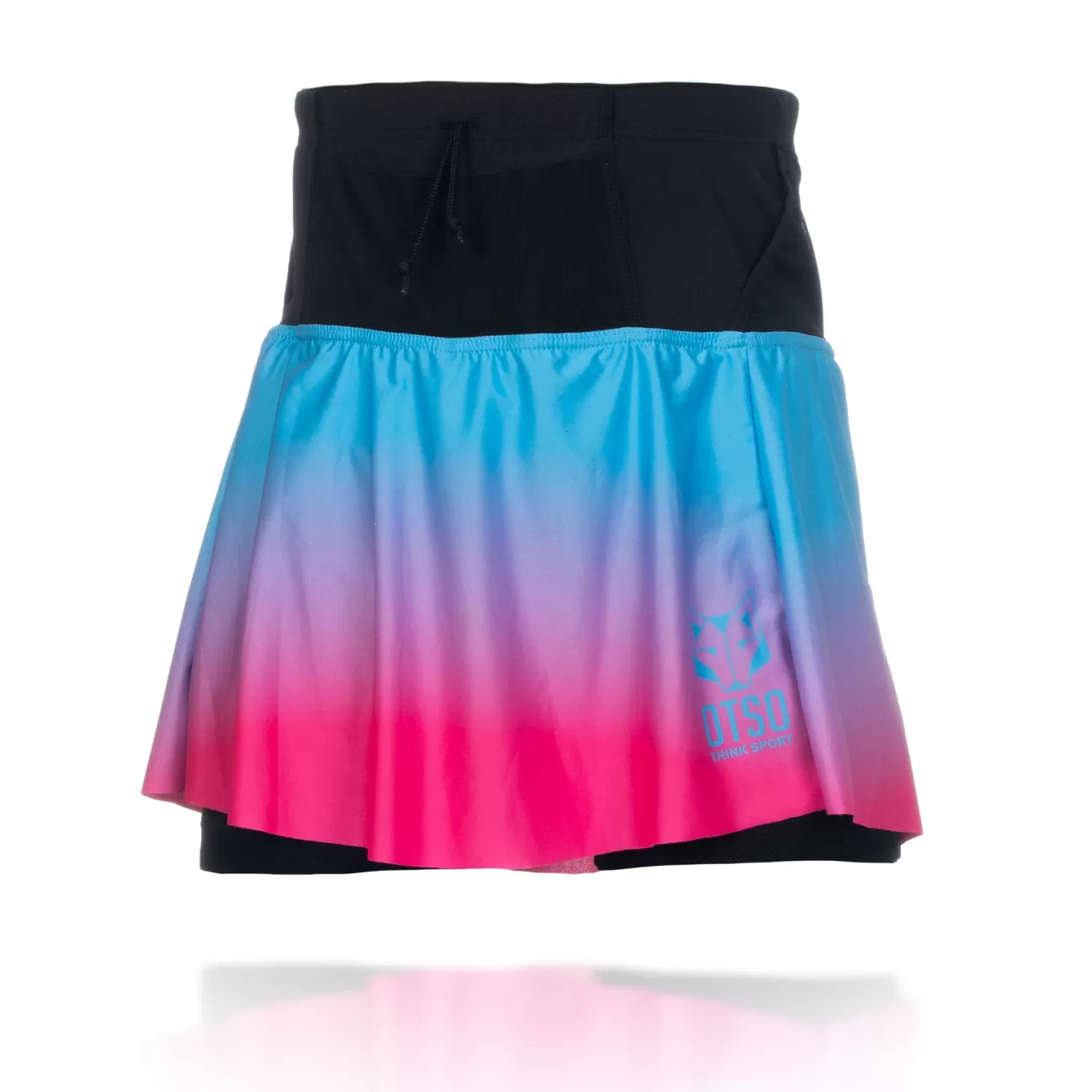 Hot Falda mujer - Light Blue & Fluo Pink Faldas