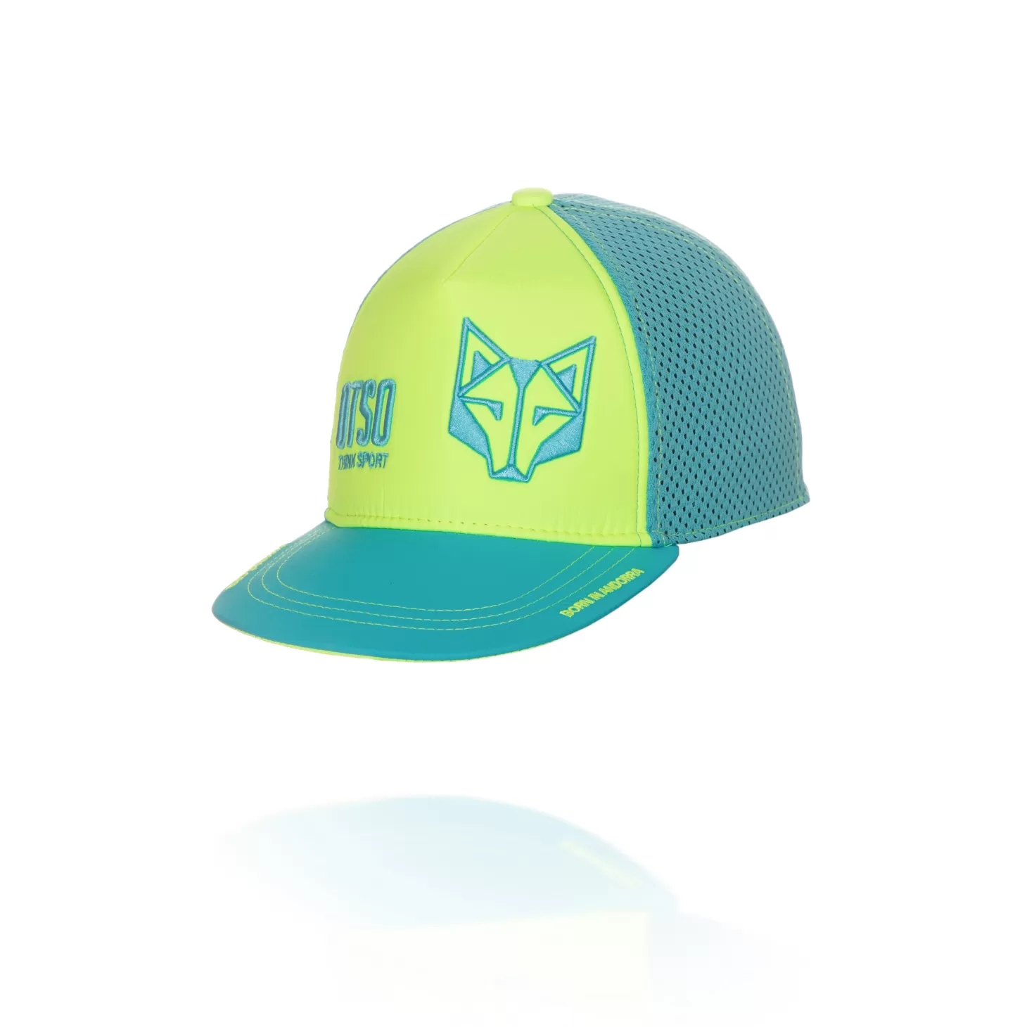 Shop Gorra snapback - Yellow & Light Blue Gorras | Gorras Para Correr