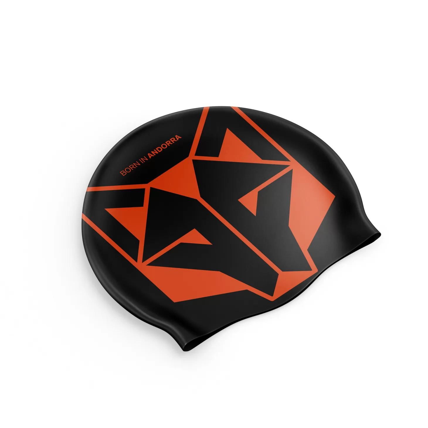 Sale Gorro de natación - Black & Fluo Orange Gorro De Natación