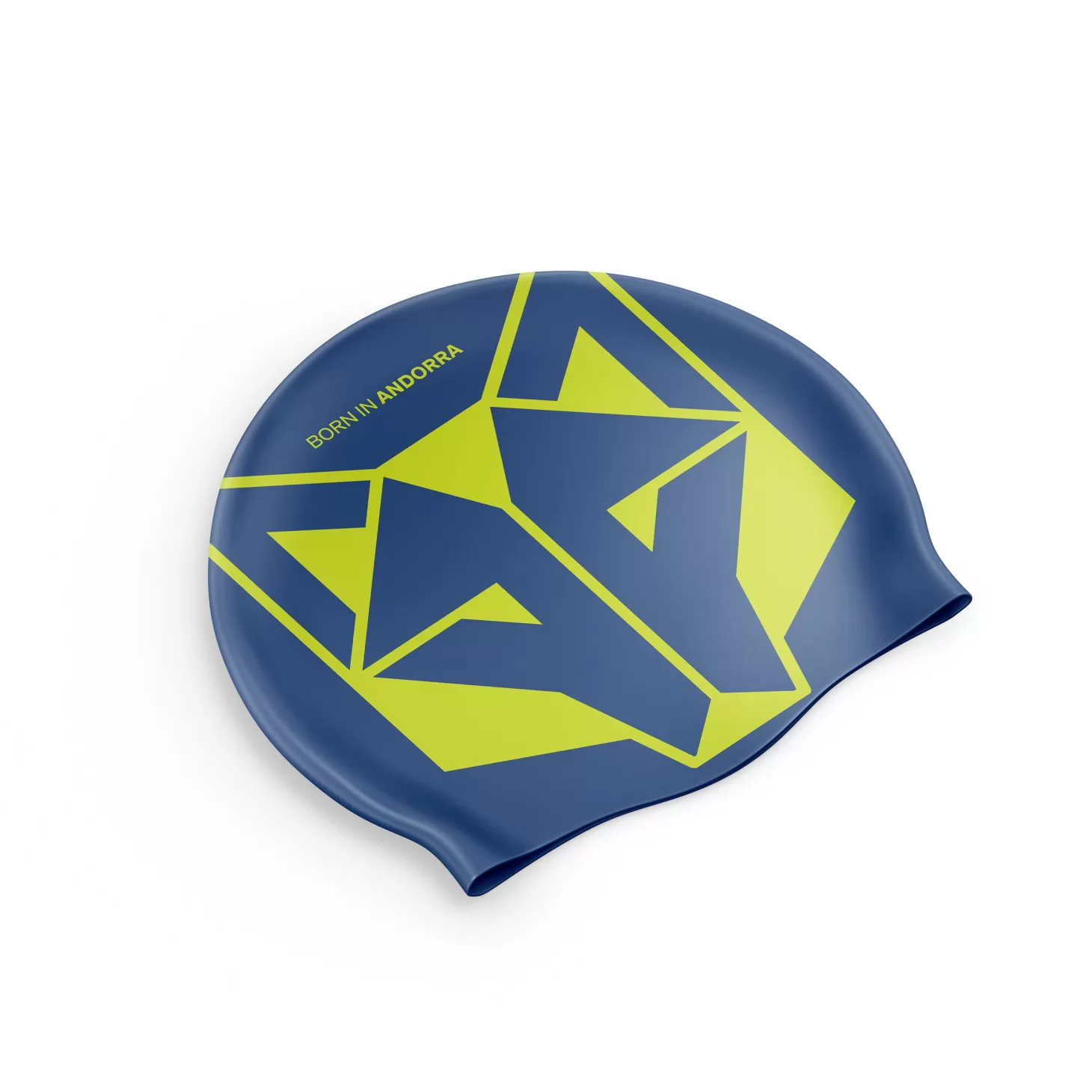 Store Gorro de natación - Electric Blue & Fluo Yellow Gorro De Natación