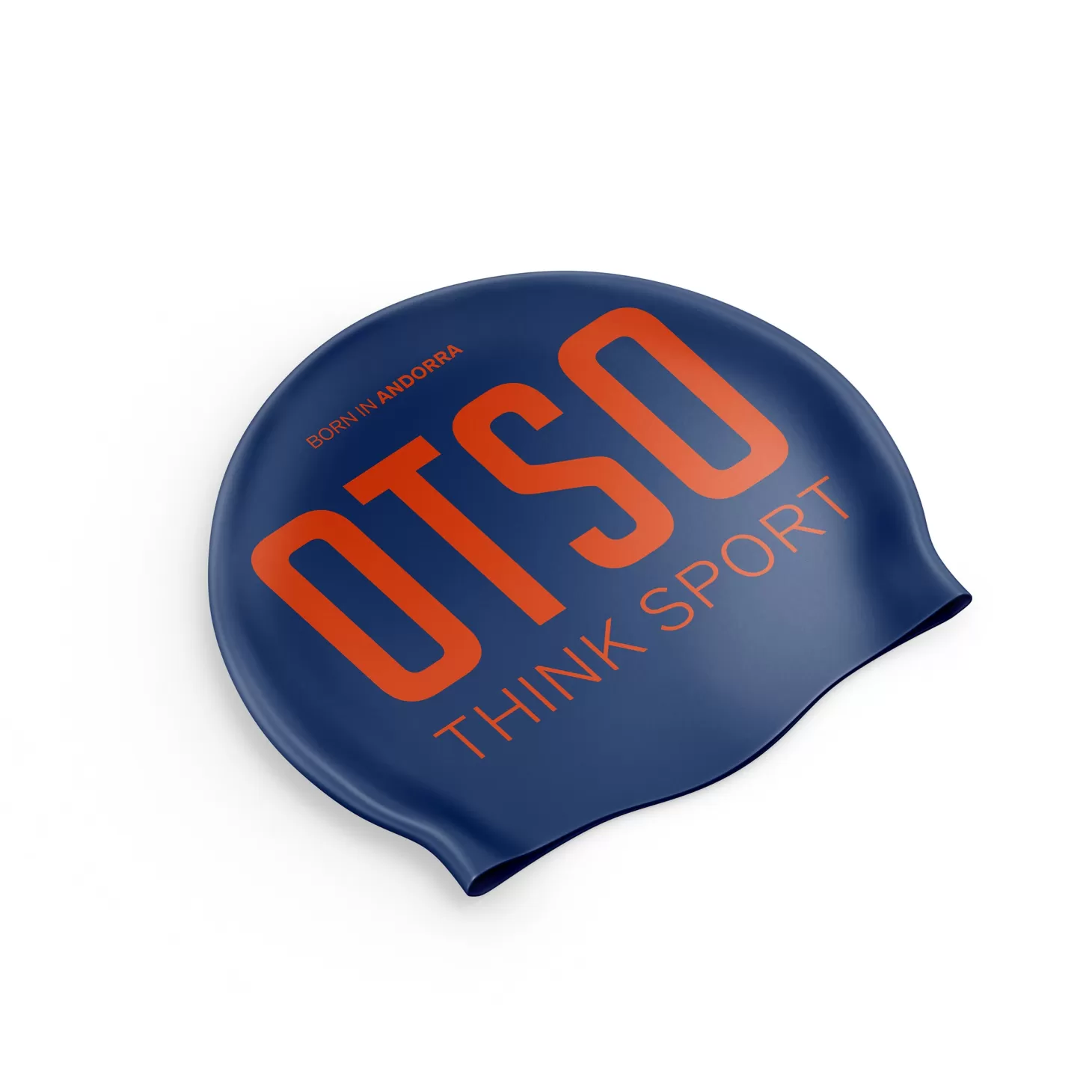 Best Gorro de natación - Navy Blue & Fluo Orange Gorro De Natación