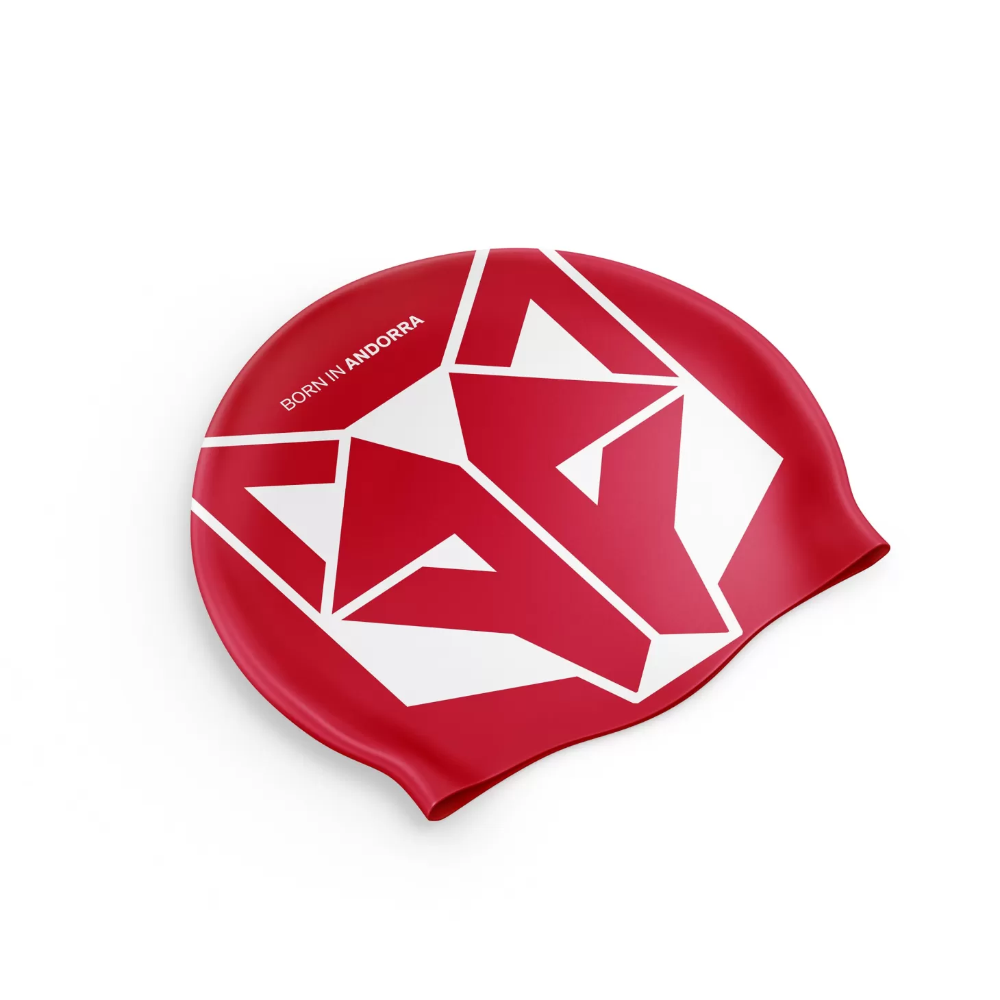 Cheap Gorro de natación - Red & White Gorro De Natación