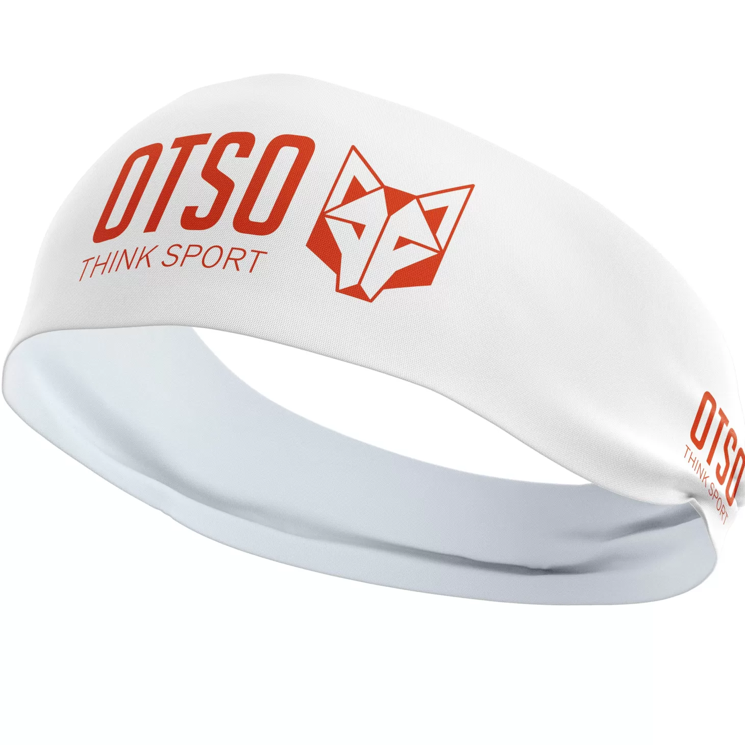 Fashion Headband White / Fluo Orange - Cintas De Cabeza | Cintas De Cabeza