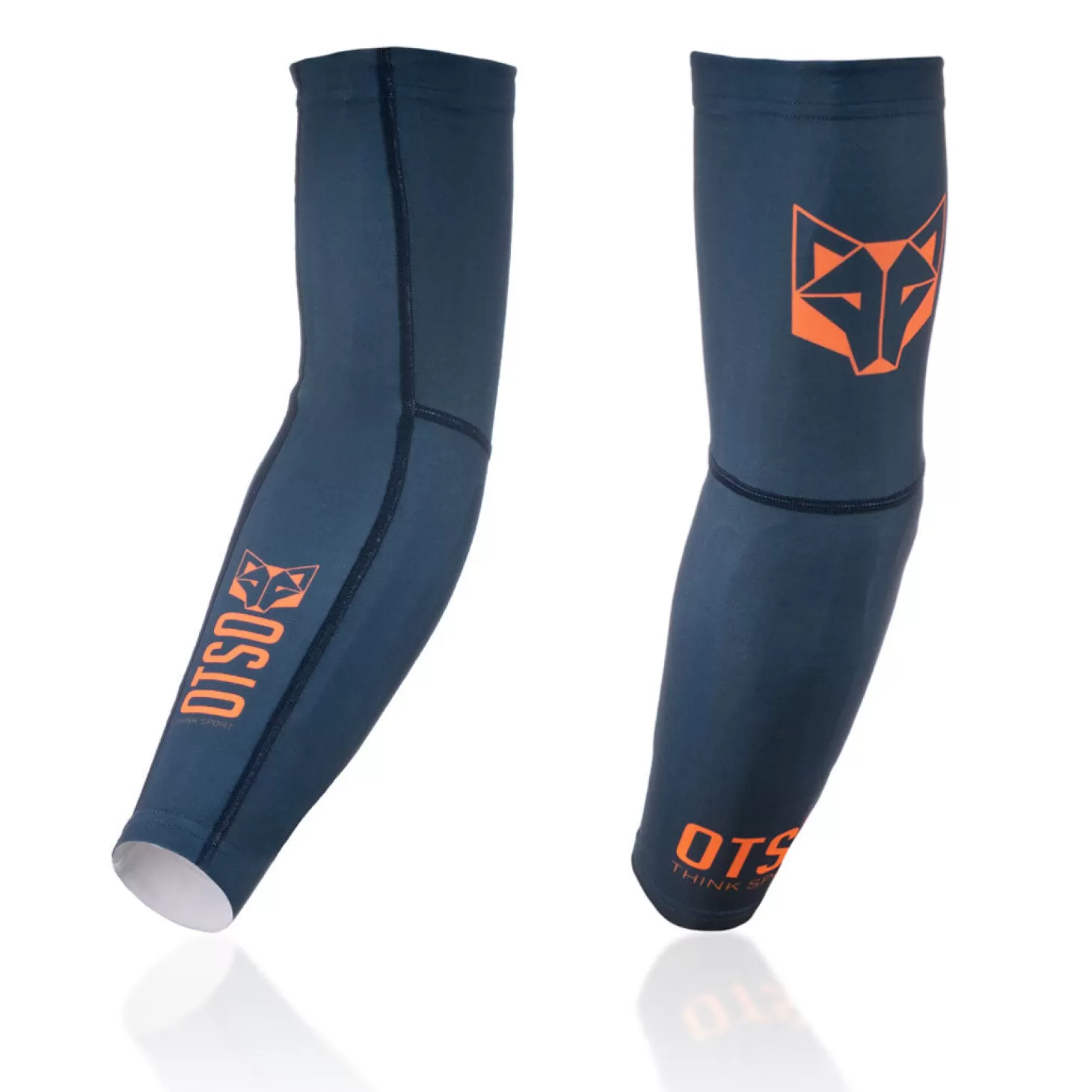 Discount Manguitos - Navy Blue & Fluo Orange Manguitos | Manguitos