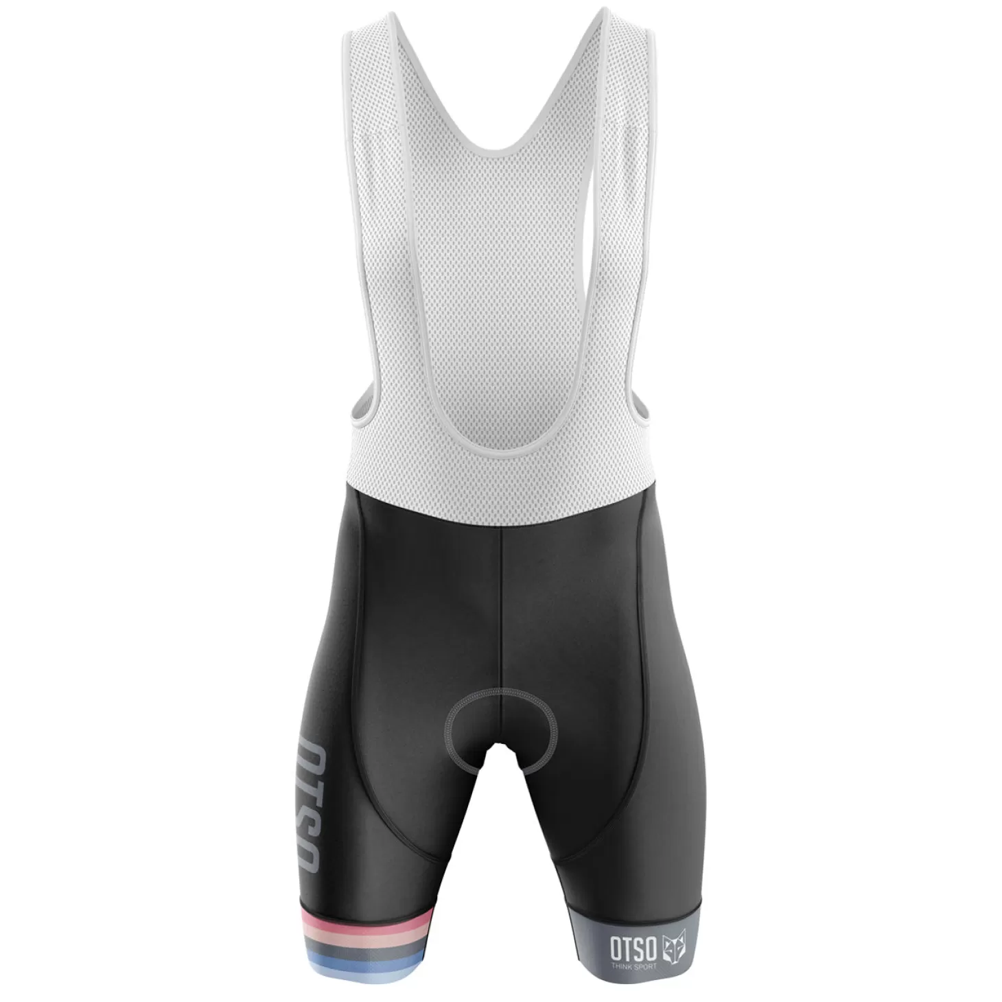 Best Sale MEN'S CYCLING BIB SHORT STRIPES SILVER GREY Hombre Culottes Para Hombre