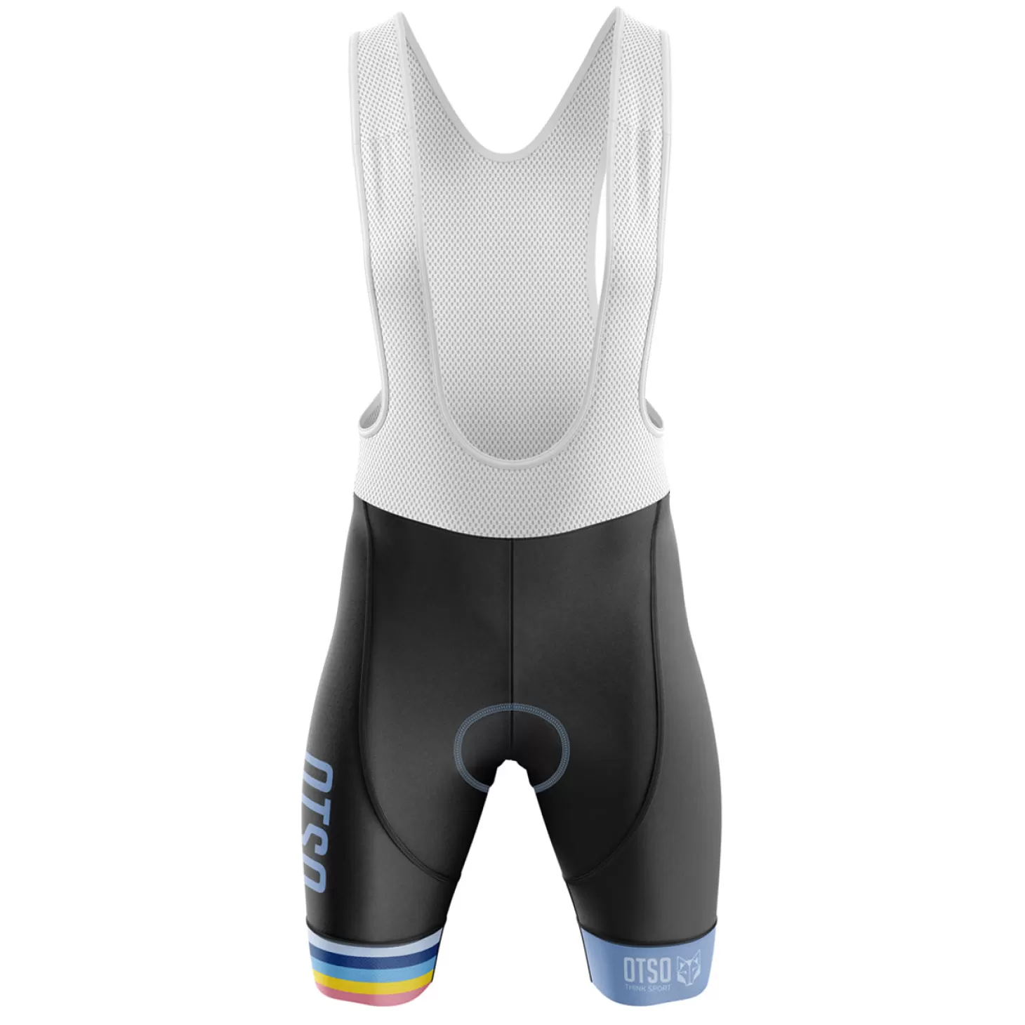 Fashion MEN'S CYCLING BIB SHORT STRIPES STEEL BLUE Hombre Culottes Para Hombre