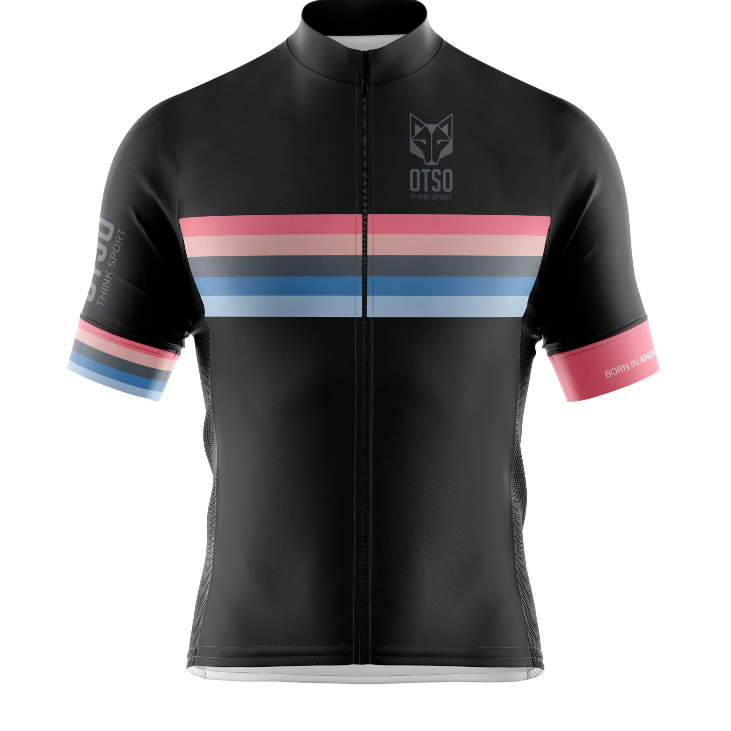 Fashion MEN'S SHORT SLEEVE CYCLING JERSEY STRIPES BLACK - Hombre Maillots De Ciclismo Para Hombres