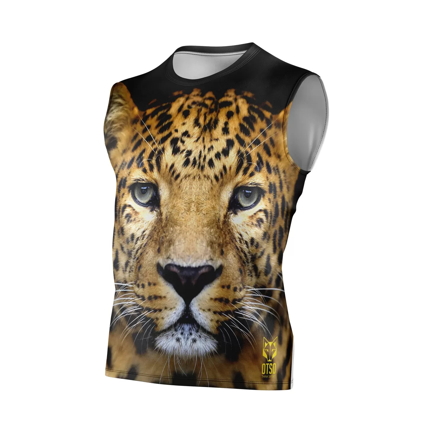 New Men's Singlet Leopard - Hombre Camisetas Sin Manga Hombre Para Running
