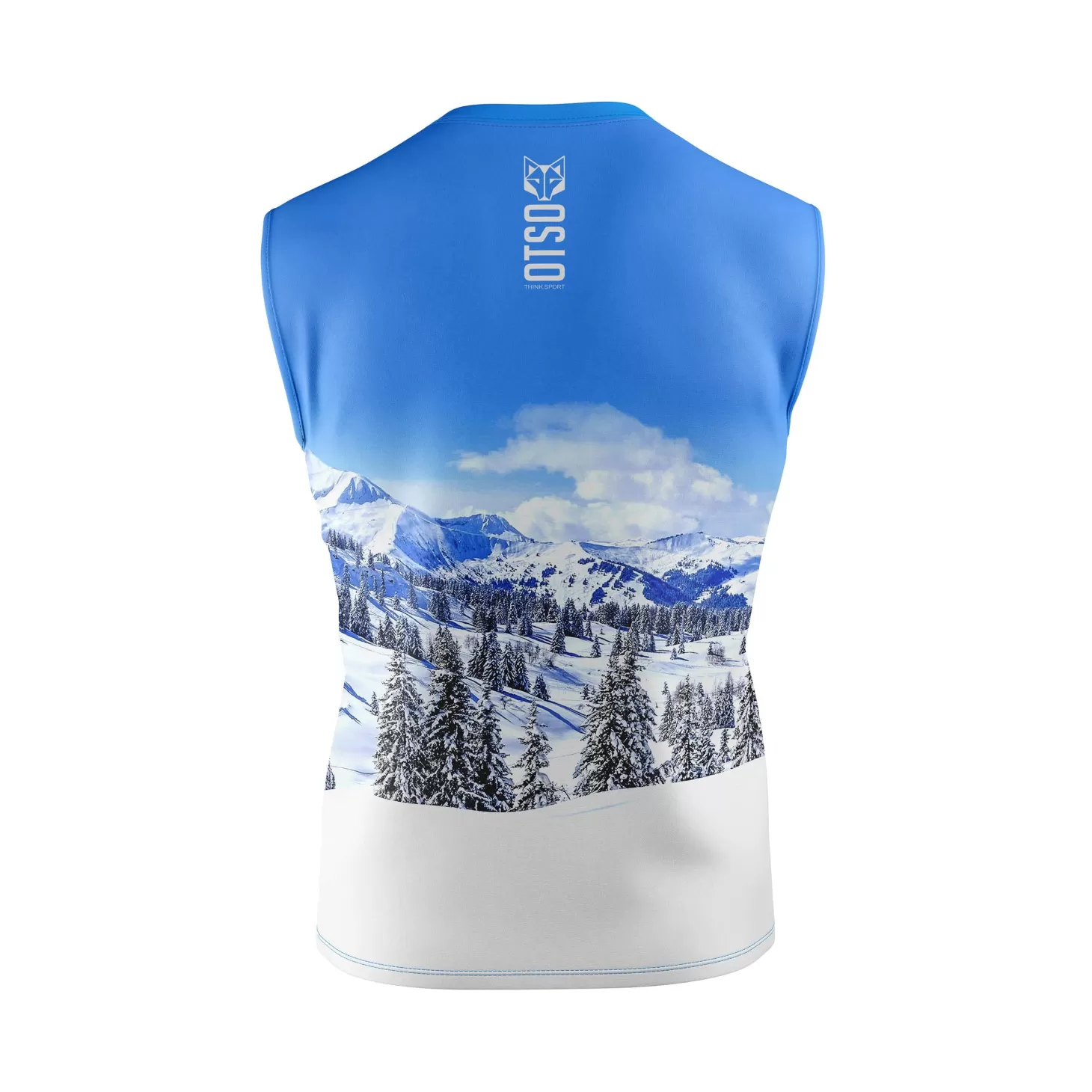 Flash Sale Men's Singlet Snow Forest - Hombre Camisetas Sin Manga Hombre Para Running