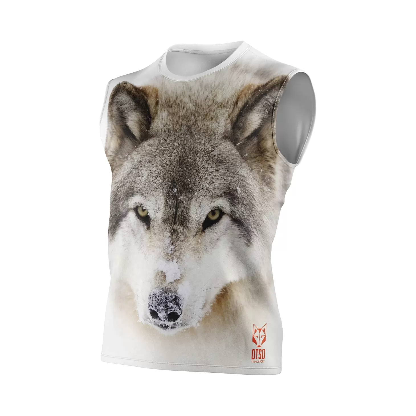 Shop Men's Singlet Wolf - Hombre Camisetas Sin Manga Hombre Para Running