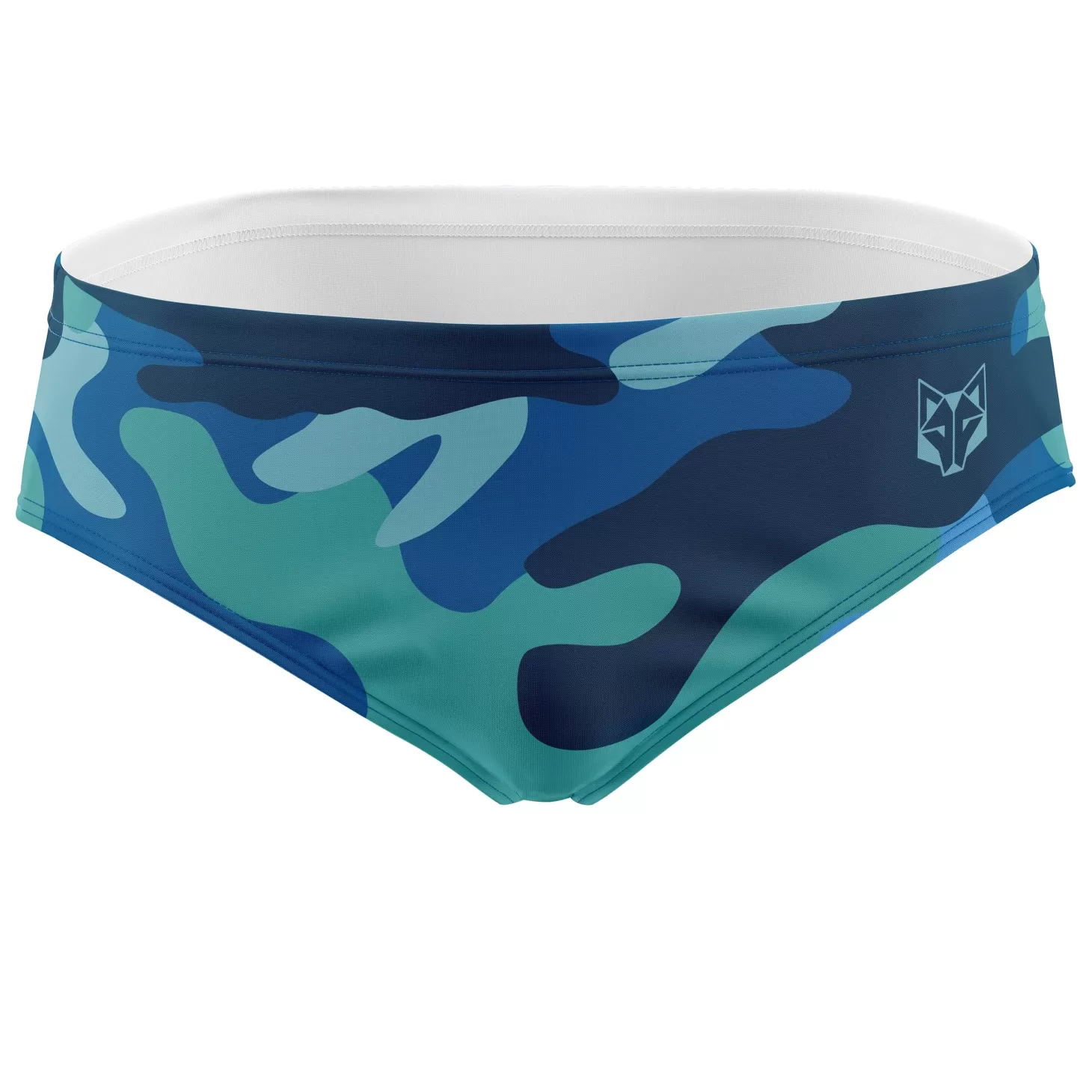 Best Men's Swimsuit Blue Camo - Hombre Bañadores Slip Hombre