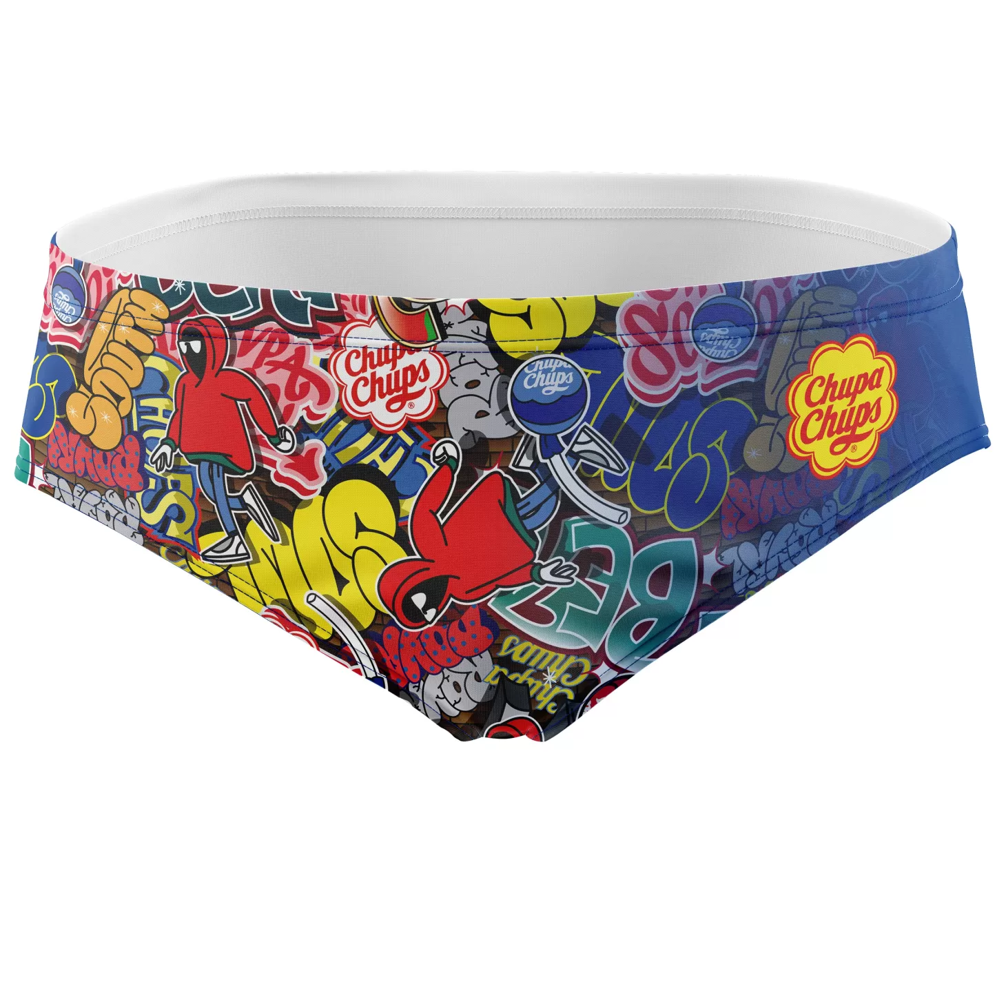 Shop Men's Swimsuit Chupa Chups Graffiti - Hombre Bañadores Slip Hombre