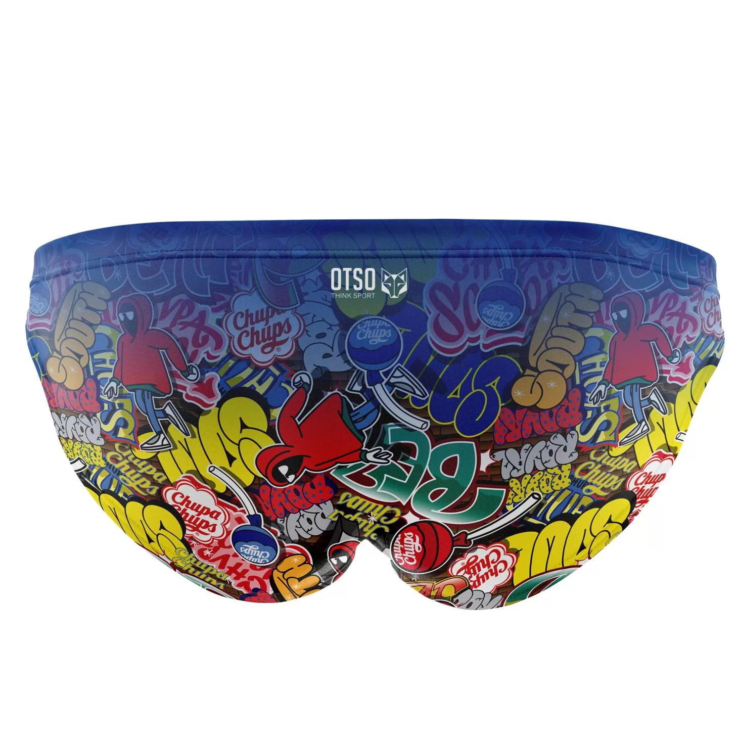 Shop Men's Swimsuit Chupa Chups Graffiti - Hombre Bañadores Slip Hombre