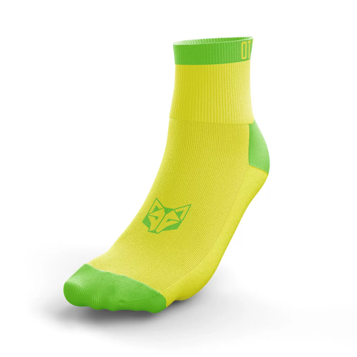 Clearance Calcetines Running Bajos - Amarillo y Verde Fluo Calcetines De Corte Bajo | Calcetines De Corte Bajo