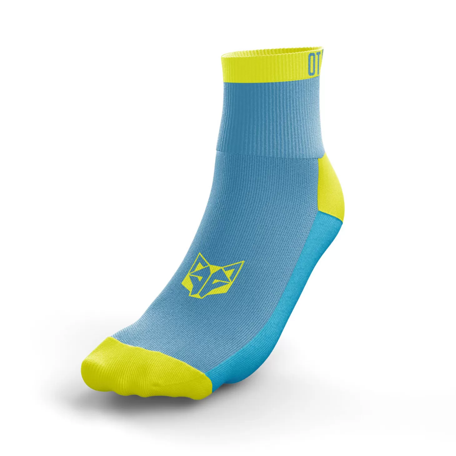 New Calcetines Running Bajos - Azul y Amarillo Calcetines De Corte Bajo | Calcetines De Corte Bajo