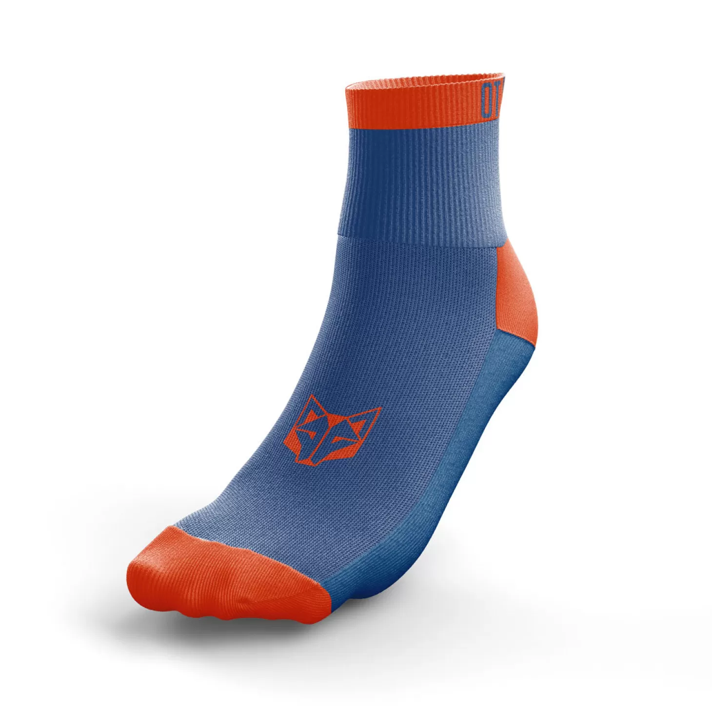 Online Calcetines Running Bajos - Azul y Naranja Calcetines De Corte Bajo | Calcetines De Corte Bajo