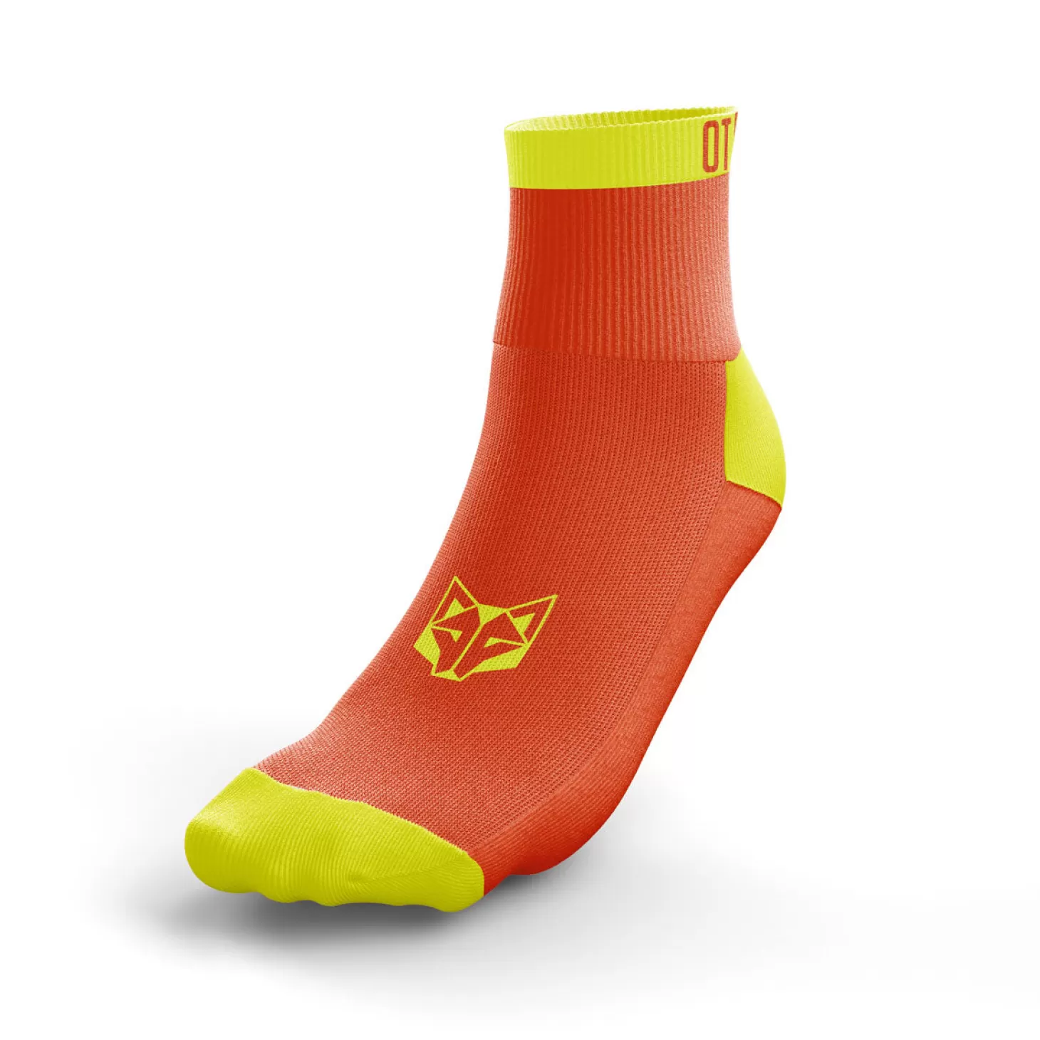 Cheap Calcetines Running Bajos - Naranja y Amarillo Fluo Calcetines De Corte Bajo | Calcetines De Corte Bajo