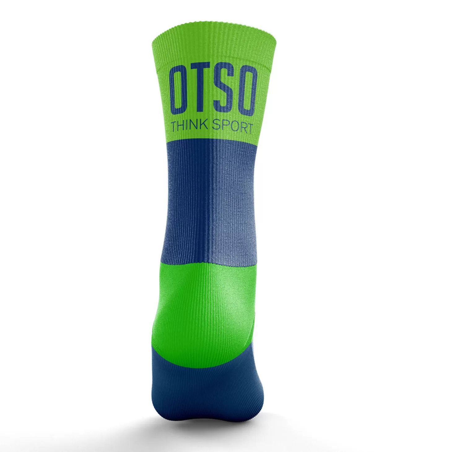 Cheap Calcetines Running Medio Altos - Azul y Verde Calcetines De Corte Medio | Calcetines De Corte Medio