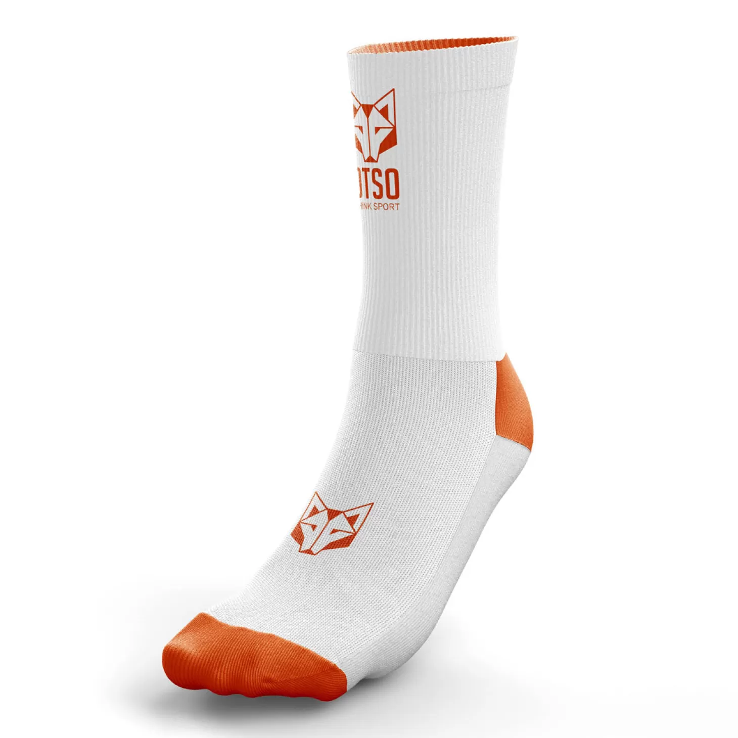 Flash Sale Calcetines Running Medio Altos by Pau Capell - Blancos Calcetines De Corte Medio | Calcetines De Corte Medio