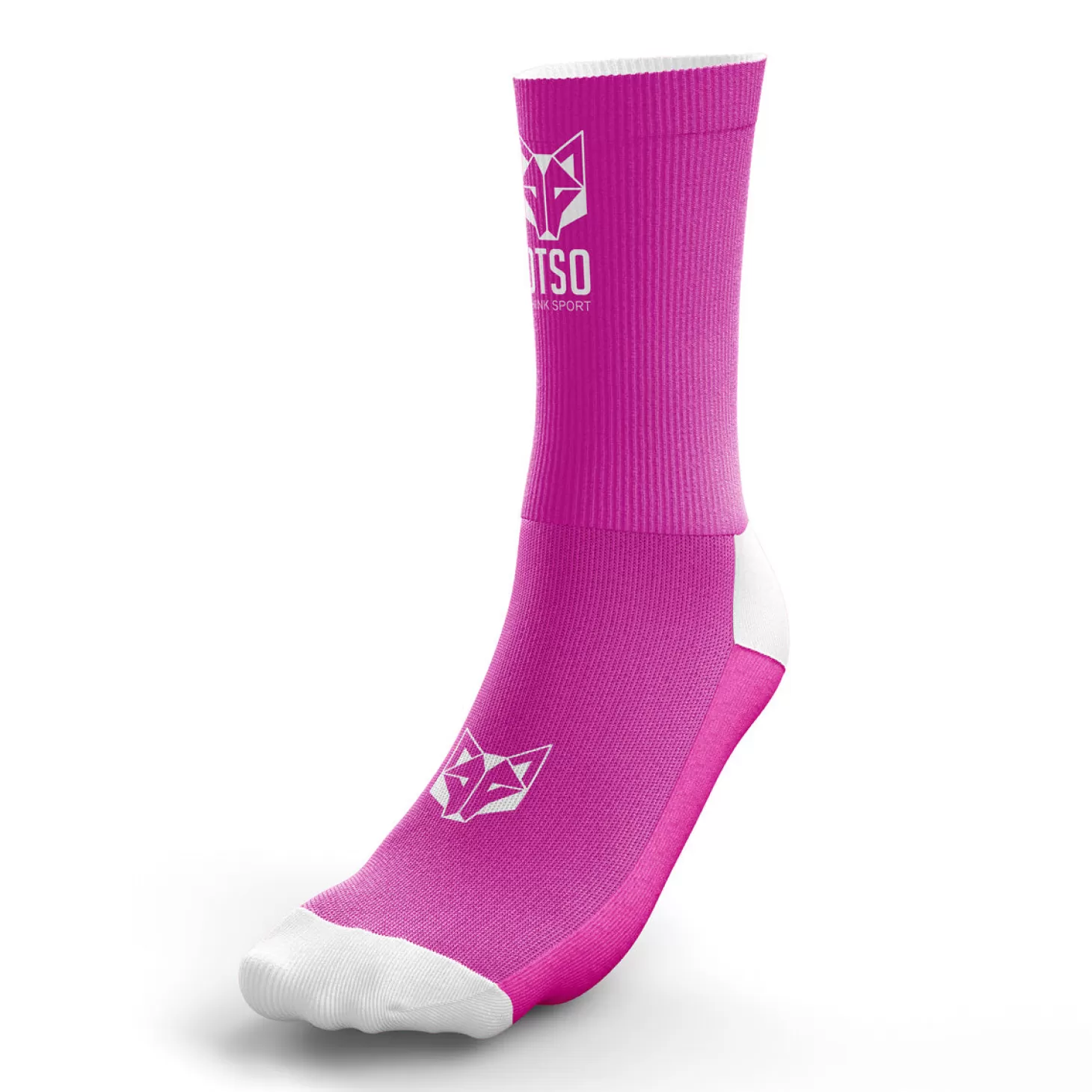 Clearance Calcetines Running Medio Altos by Pau Capell - Rosa Calcetines De Corte Medio | Calcetines De Corte Medio