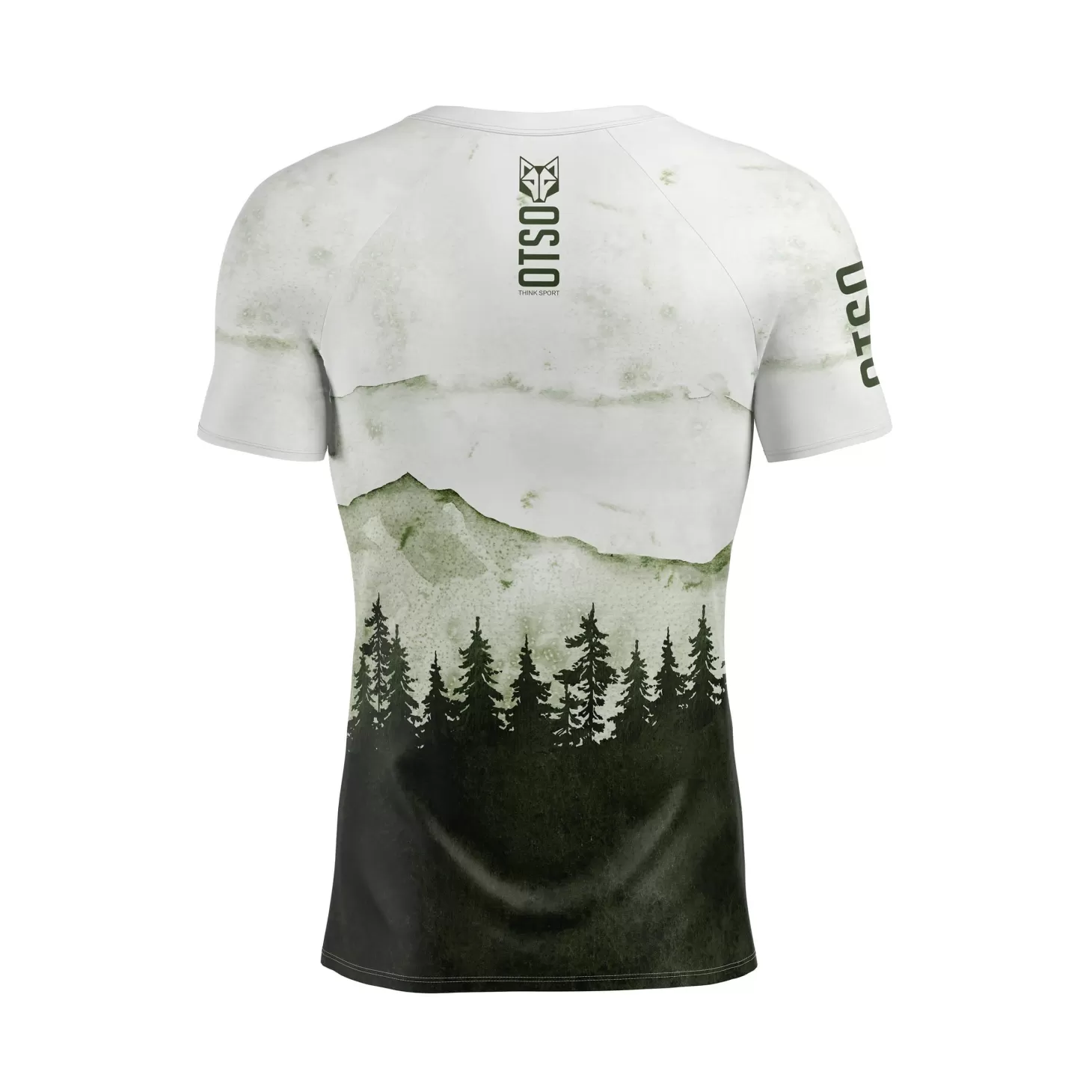 Shop Camiseta Técnica Running Hombre Manga Corta - Green Forest Hombre Camisetas Manga Corta Hombre