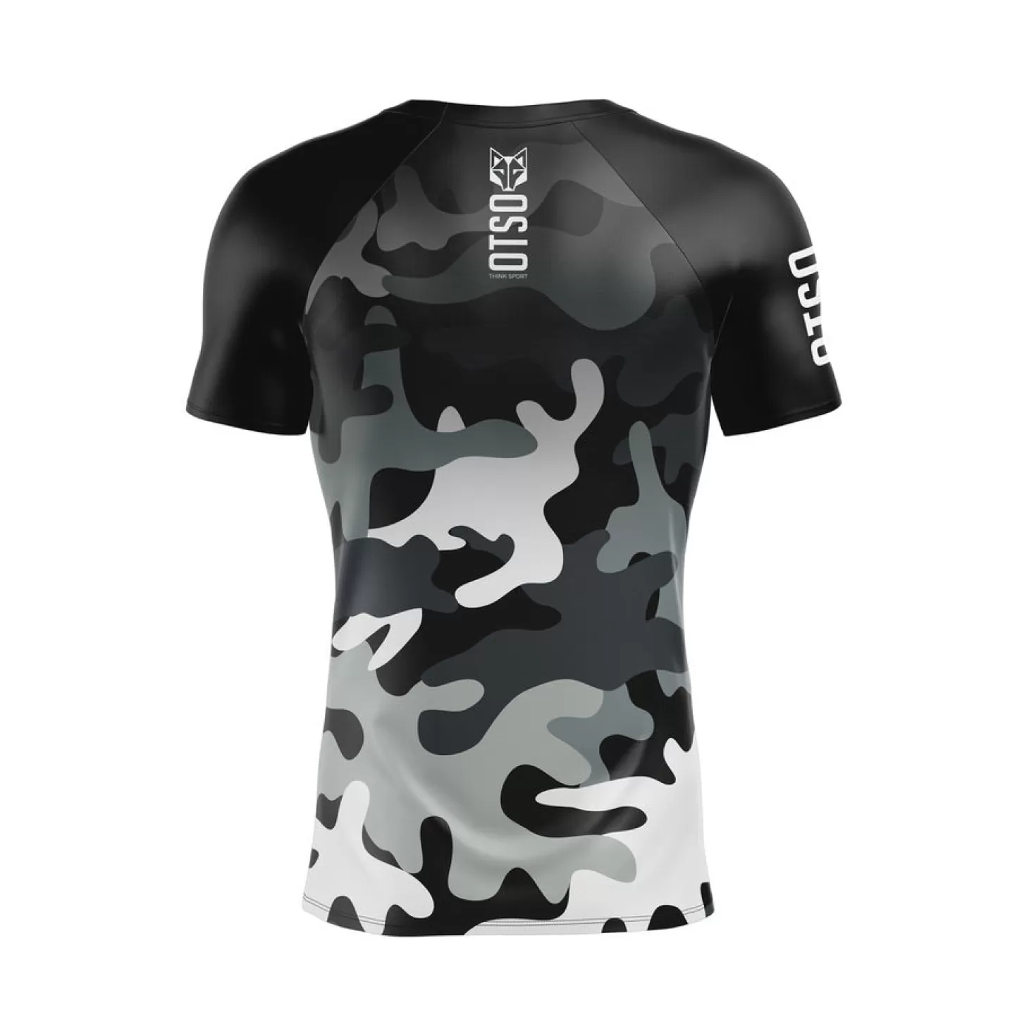 Best Sale Camiseta Técnica Running Hombre Manga Corta - Grey Camo Hombre Camisetas Manga Corta Hombre