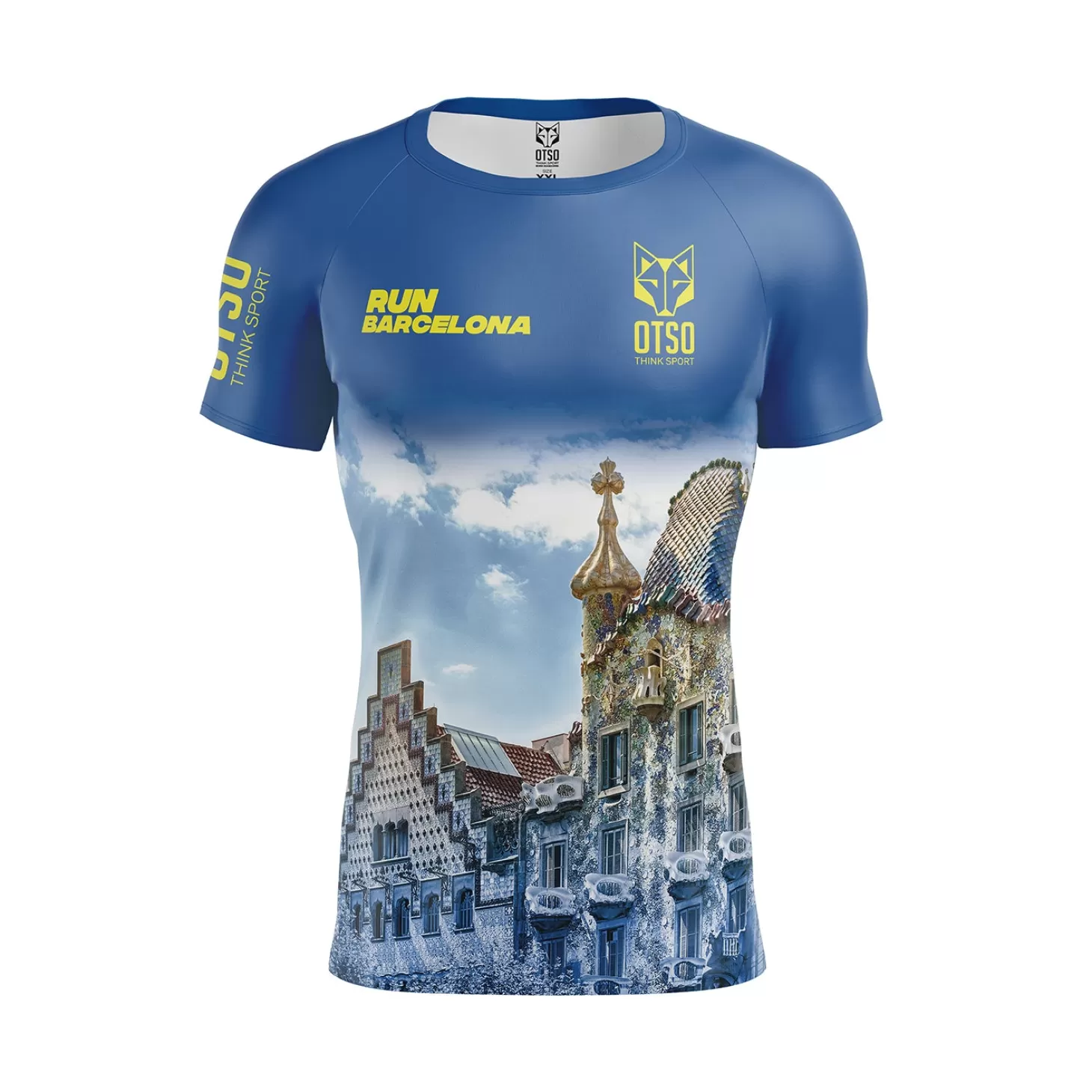 Hot Camiseta Técnica Running Hombre Manga Corta - Run Barcelona Hombre Camisetas Manga Corta Hombre