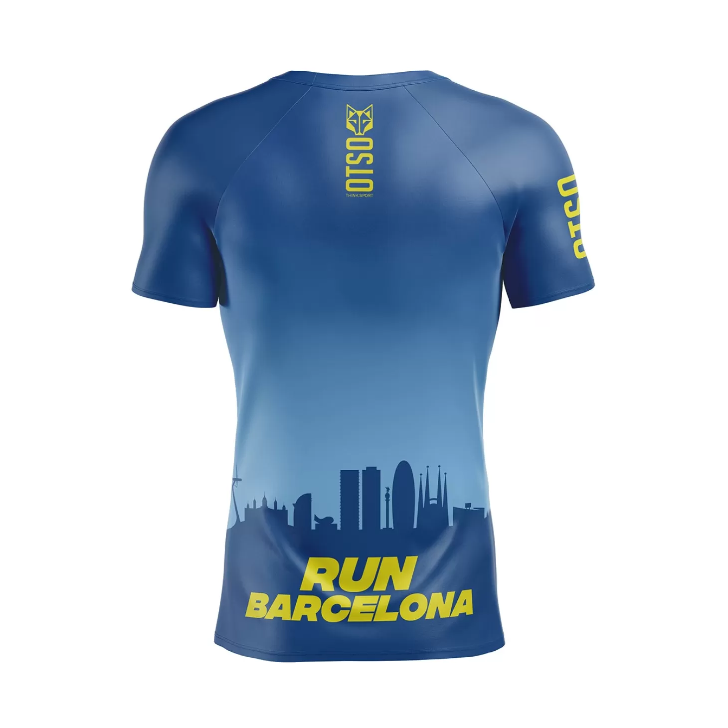 Hot Camiseta Técnica Running Hombre Manga Corta - Run Barcelona Hombre Camisetas Manga Corta Hombre