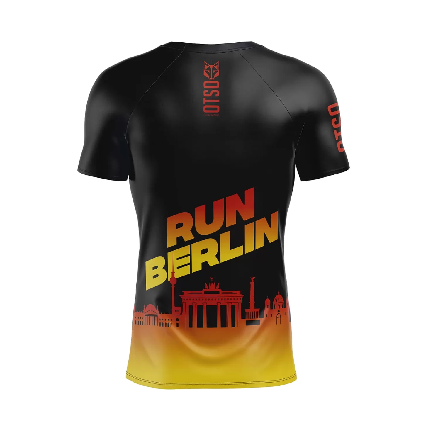 Outlet Camiseta Técnica Running Hombre Manga Corta - Run Berlin Hombre Camisetas Manga Corta Hombre