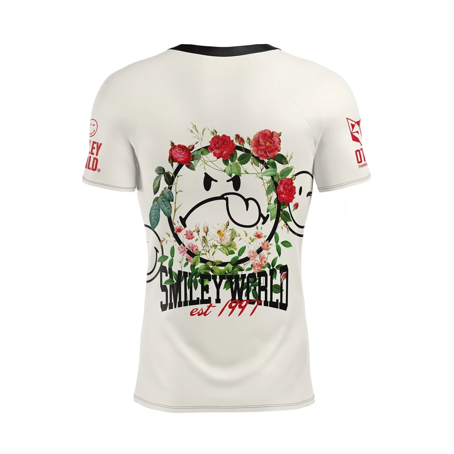 Sale Camiseta Técnica Running Hombre Manga Corta - Smiley Vintage Hombre Camisetas Manga Corta Hombre